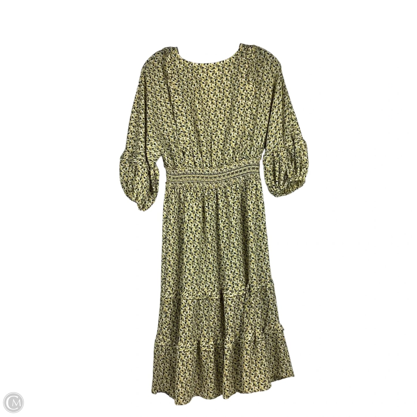 Dress Casual Midi By Top Shop In Green, Size: 8