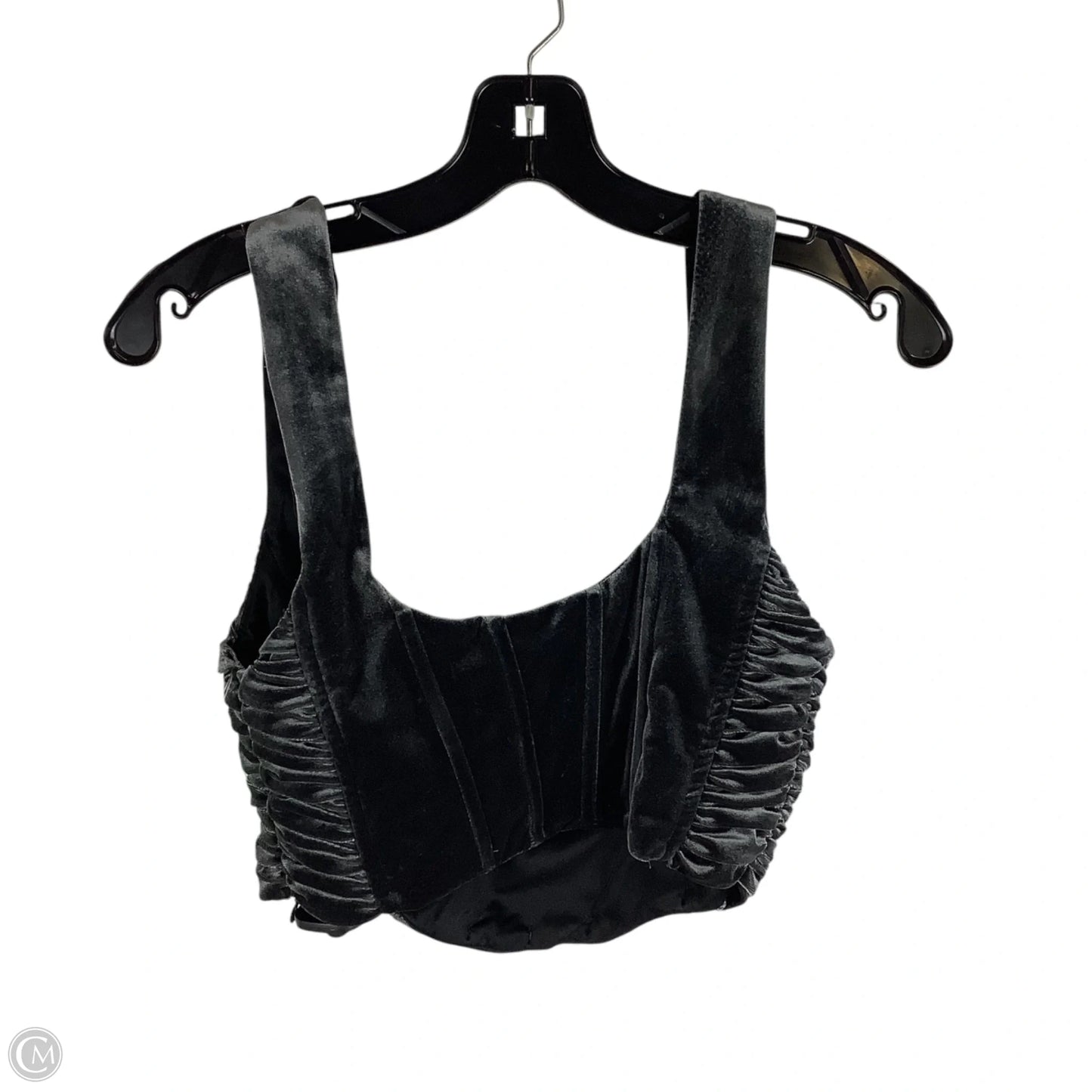 Top Sleeveless By Zara In Grey, Size: S