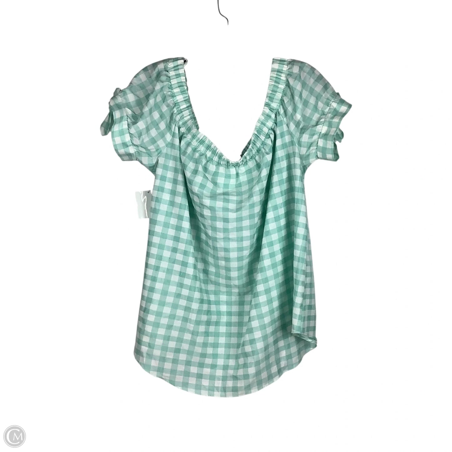 Top Short Sleeve By Cmc In Teal, Size: Xl