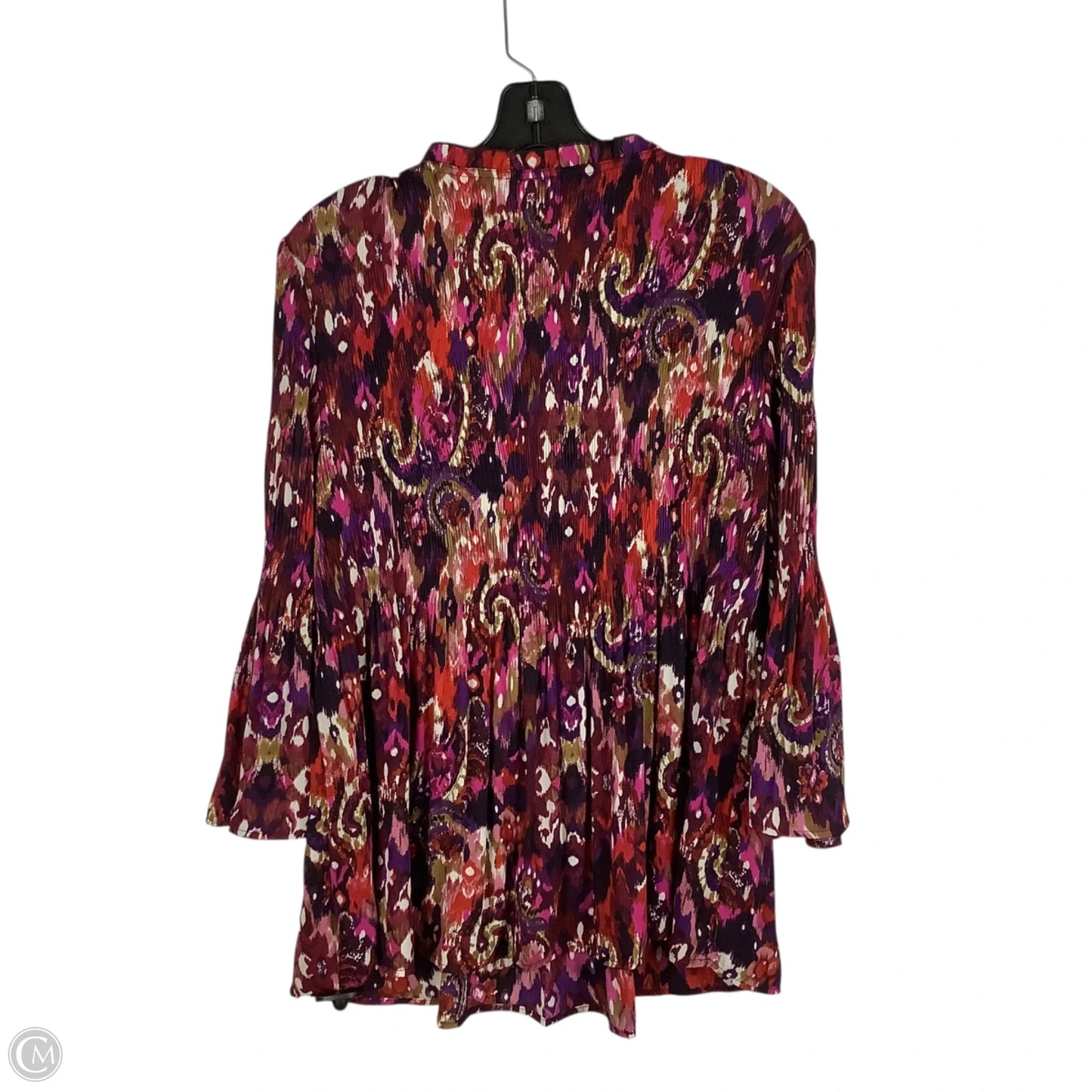 Top Long Sleeve By Clothes Mentor In Purple, Size: L