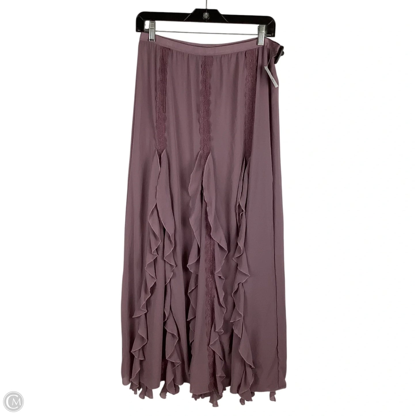 Skirt Maxi By Free People In Purple, Size: S (sheer)