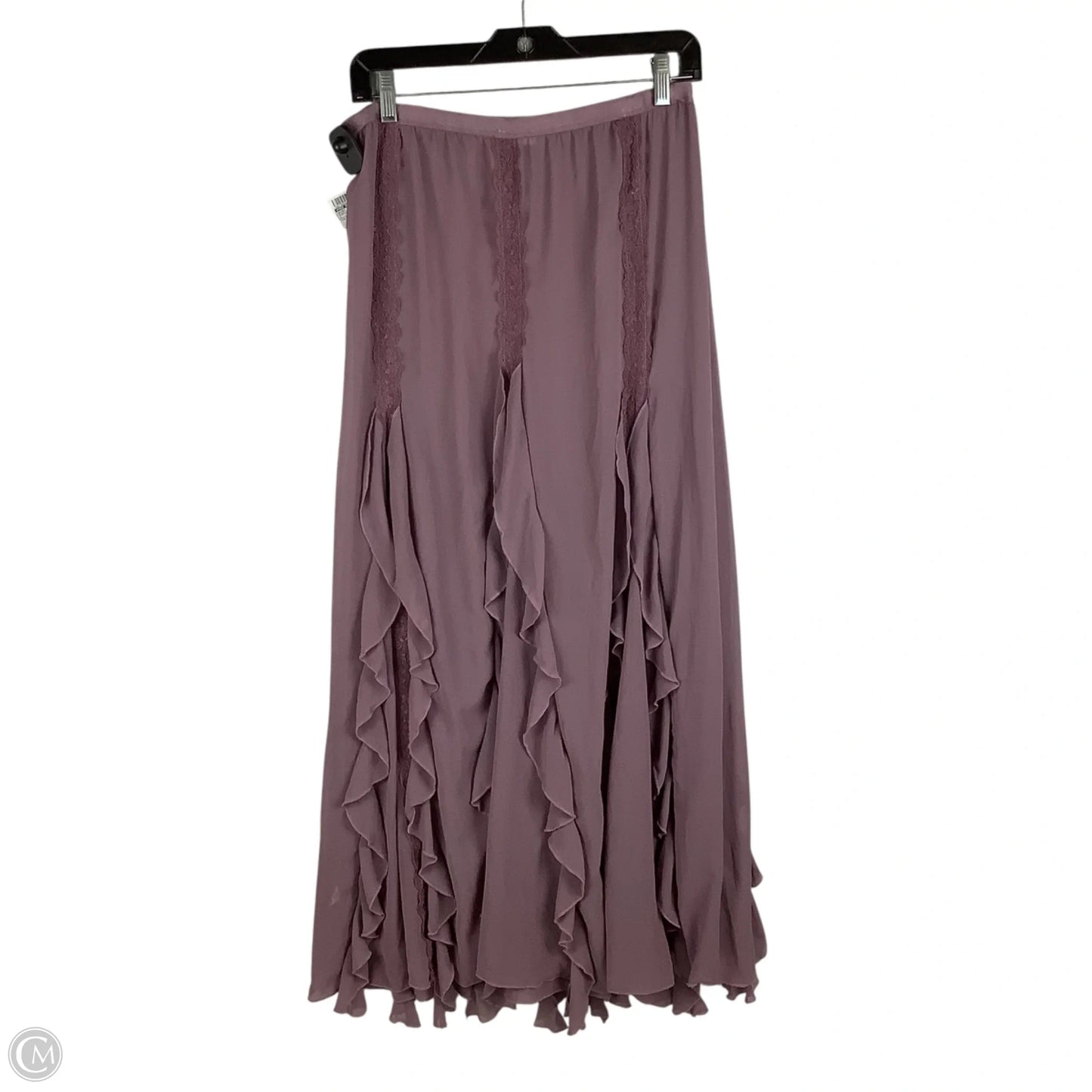 Skirt Maxi By Free People In Purple, Size: S (sheer)