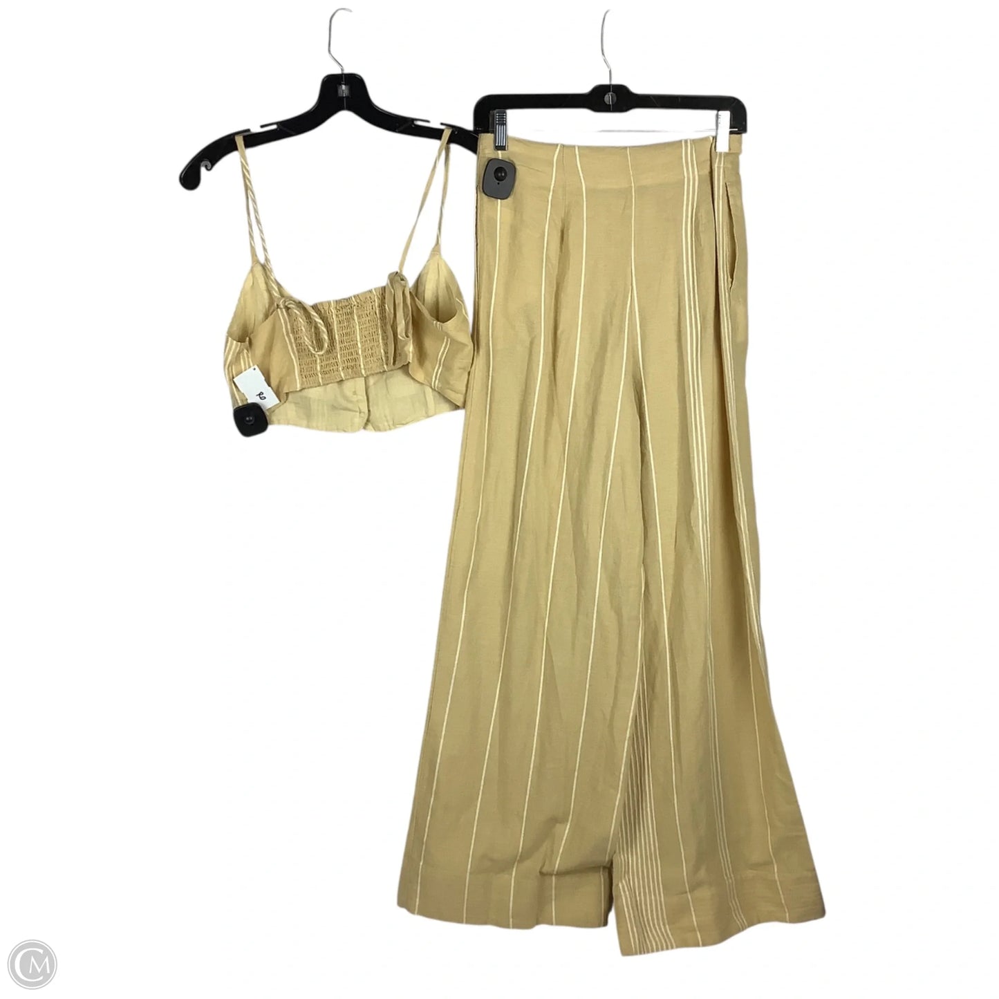 Pants Set 2pc By Free People In Yellow, Size: S