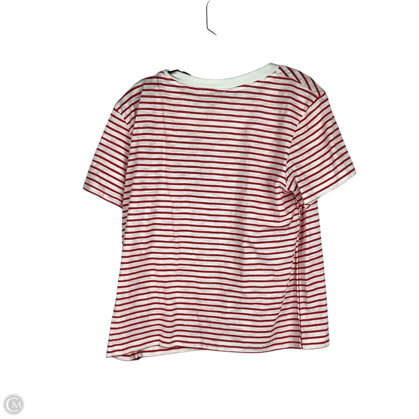 Top Short Sleeve By Jane And Delancey In Striped Pattern, Size: M