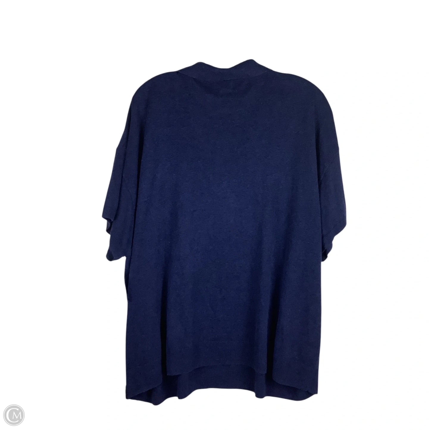 Top Short Sleeve By J. Crew In Navy, Size: 2x