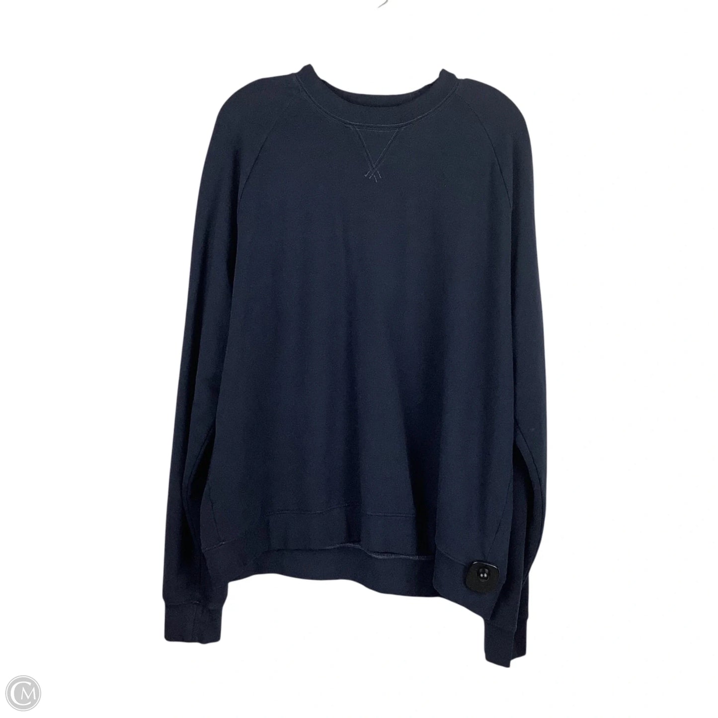 Sweatshirt Crewneck By Clothes Mentor In Navy, Size: Xl