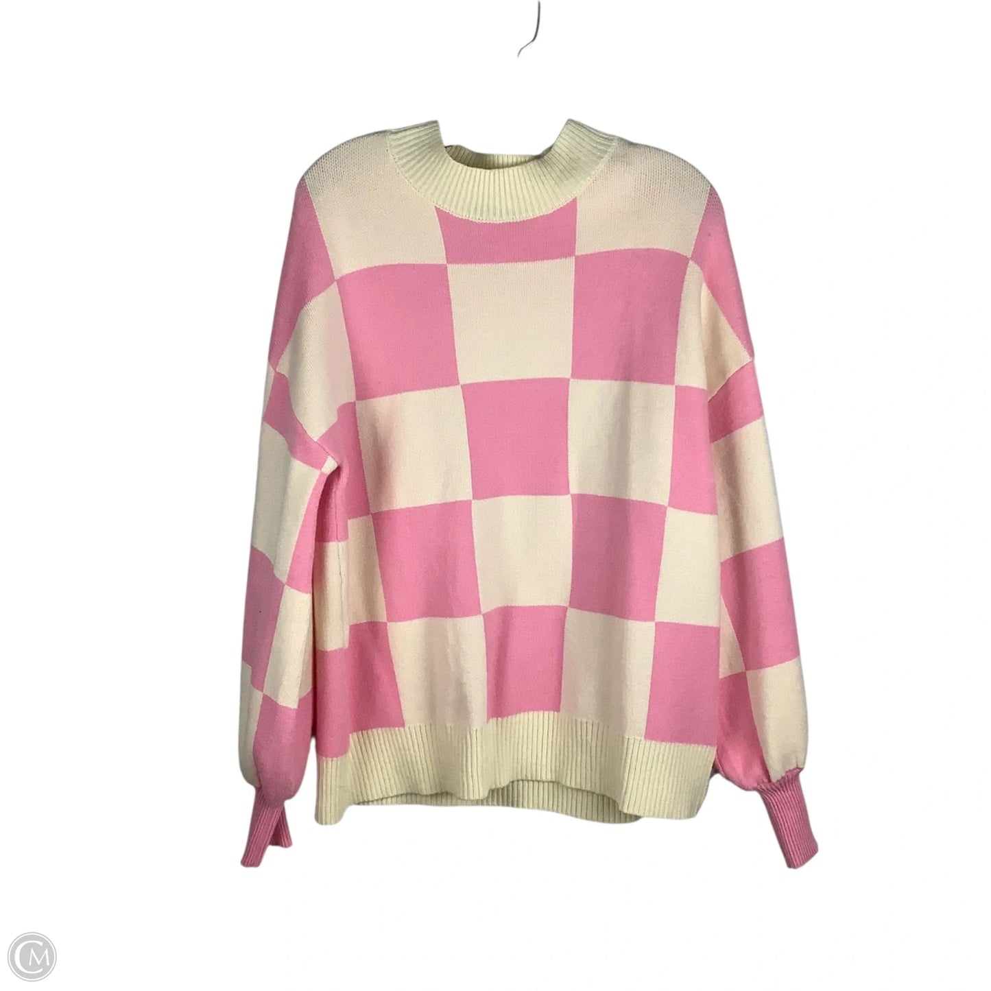 Sweater By Clothes Mentor In Pink, Size: L