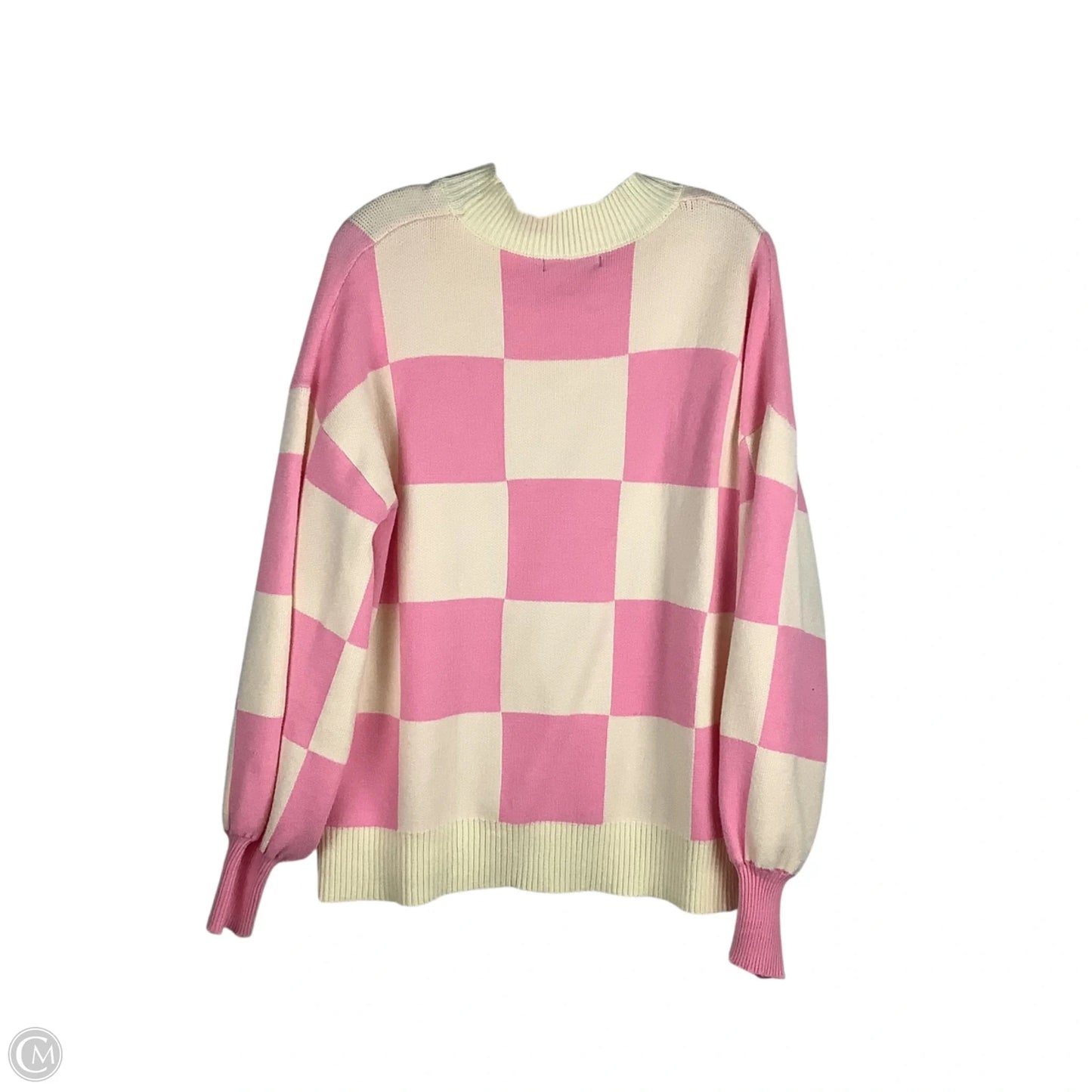 Sweater By Clothes Mentor In Pink, Size: L