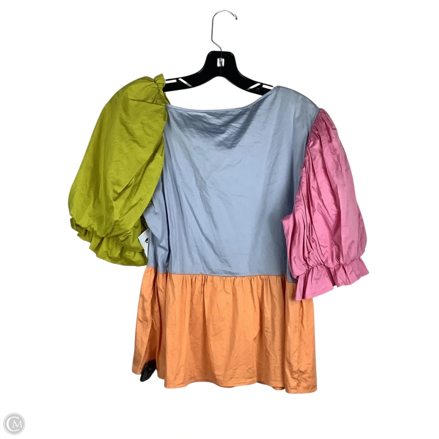 Top Short Sleeve By Crosby In Multi-colored, Size: L