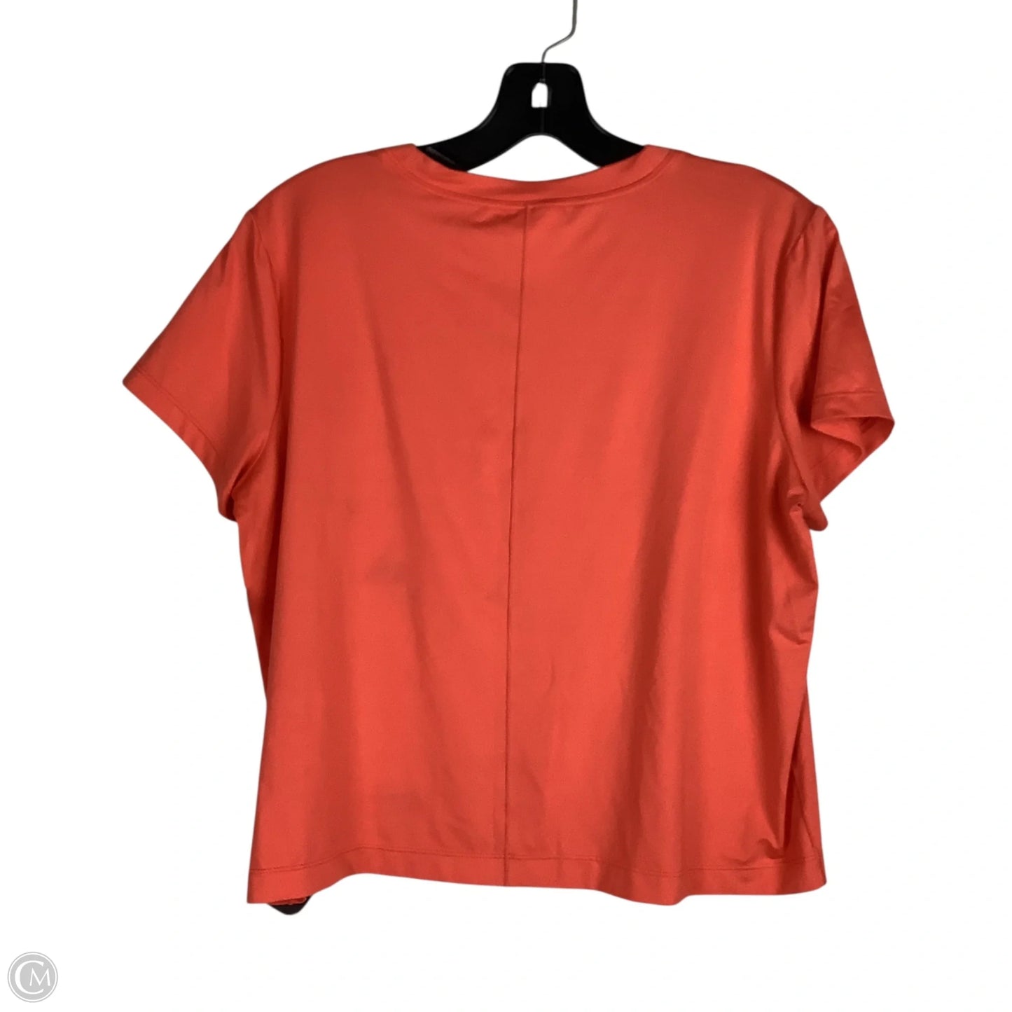 Athletic Top Short Sleeve By Spanx In Orange, Size: S
