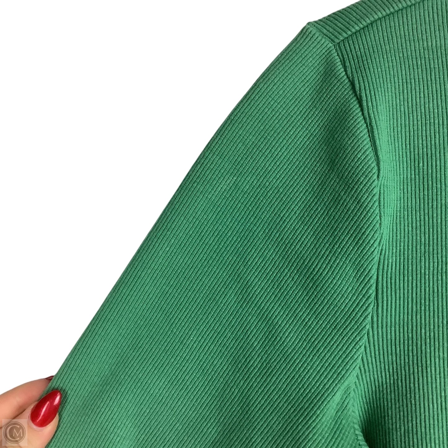 Top Short Sleeve By Maeve In Green, Size: S