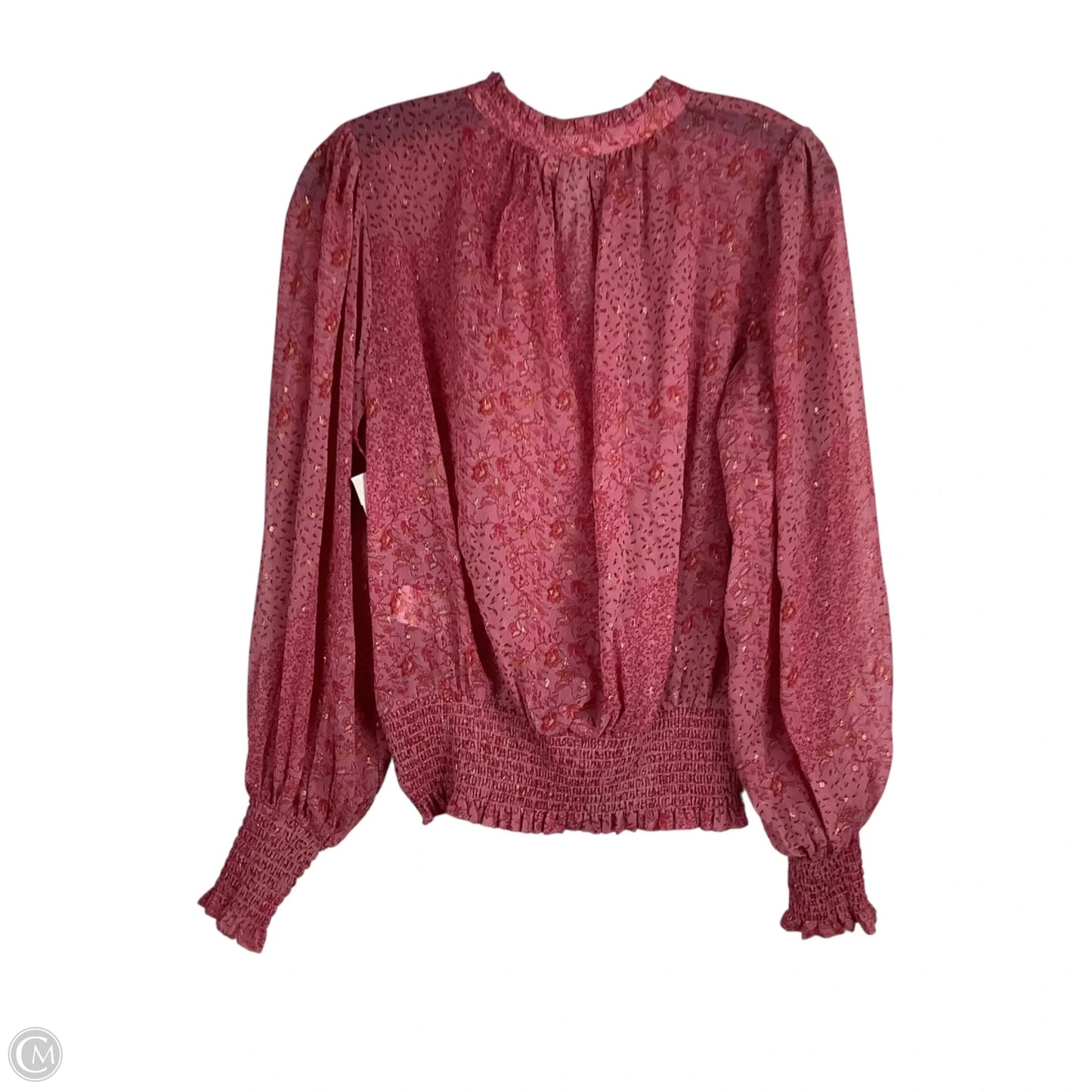 Top Long Sleeve By Joie In Pink, Size: M