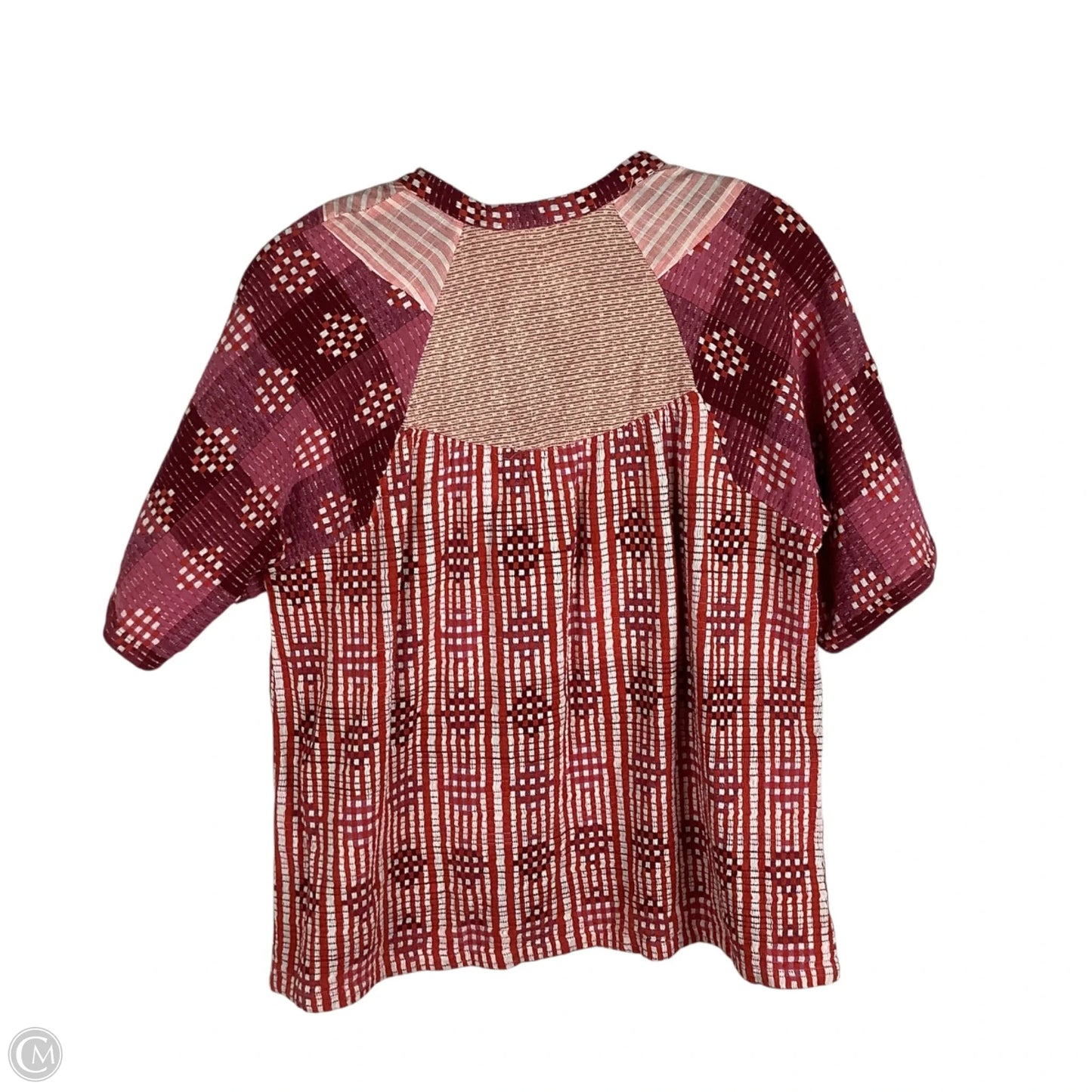 Top Short Sleeve By Clothes Mentor In Pink, Size: M