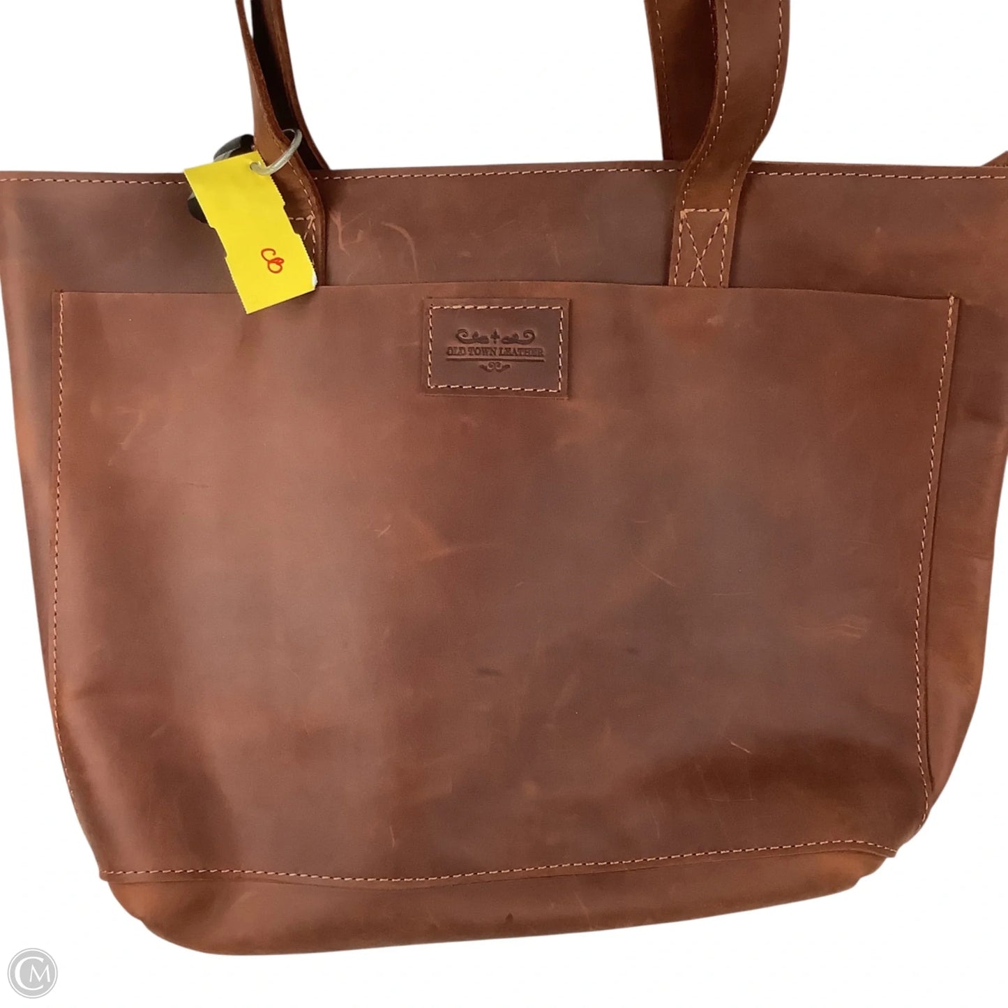 Tote Leather By Cmc, Size: Large