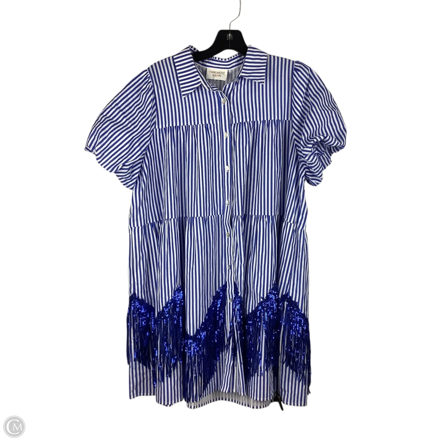 Dress Party Short By Fantastic Fawn In Blue, Size: M