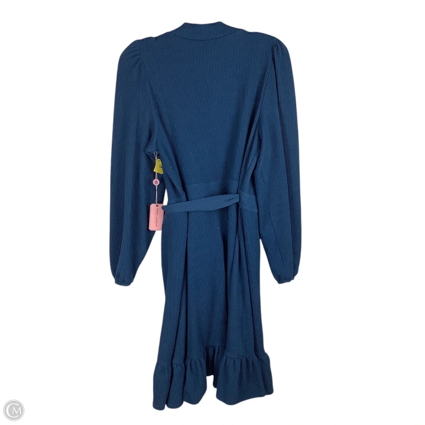 Dress Casual Short By Simply Southern In Blue, Size: M