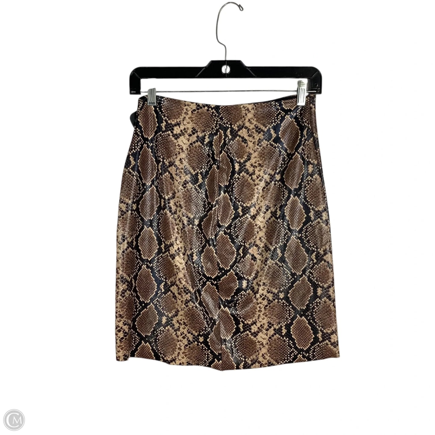 Skirt Midi By Commando In Snakeskin Print, Size: L