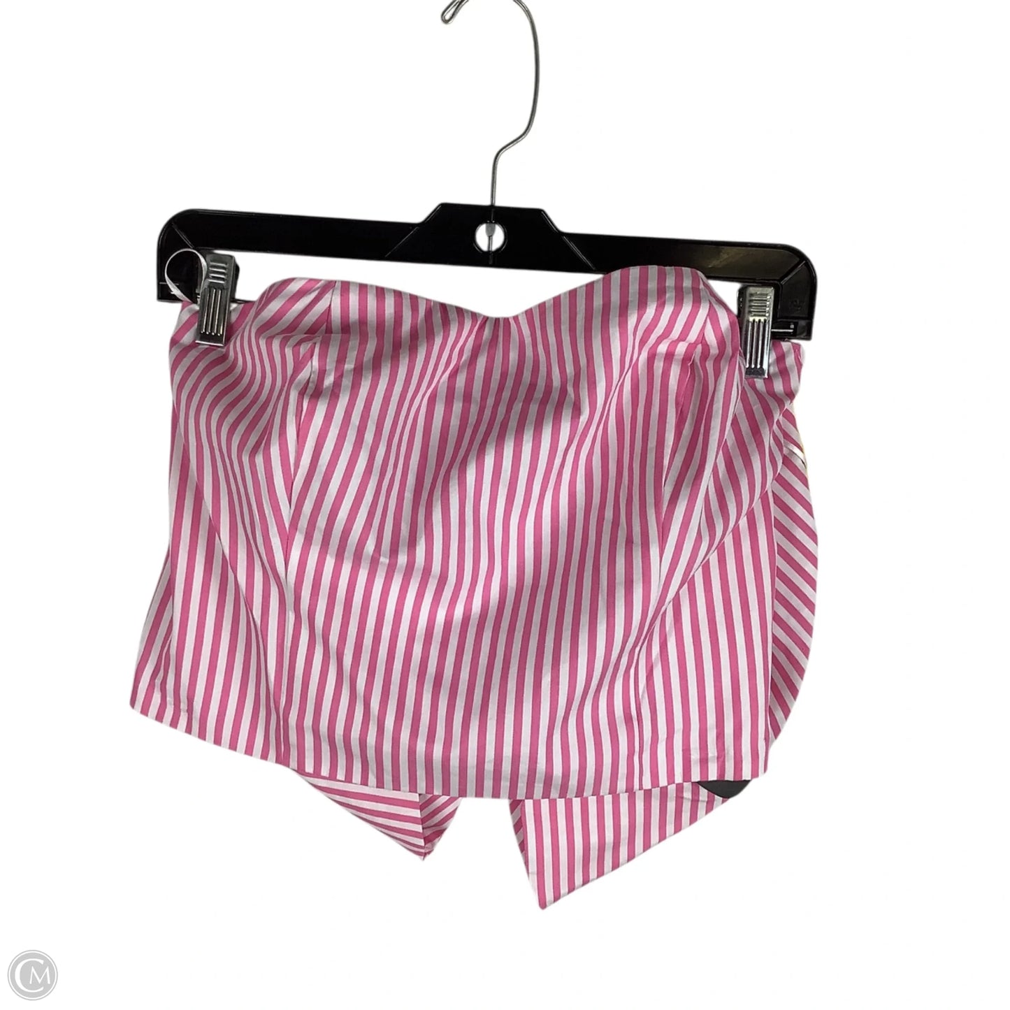 Top Sleeveless By Olivaceous In Striped Pattern, Size: L