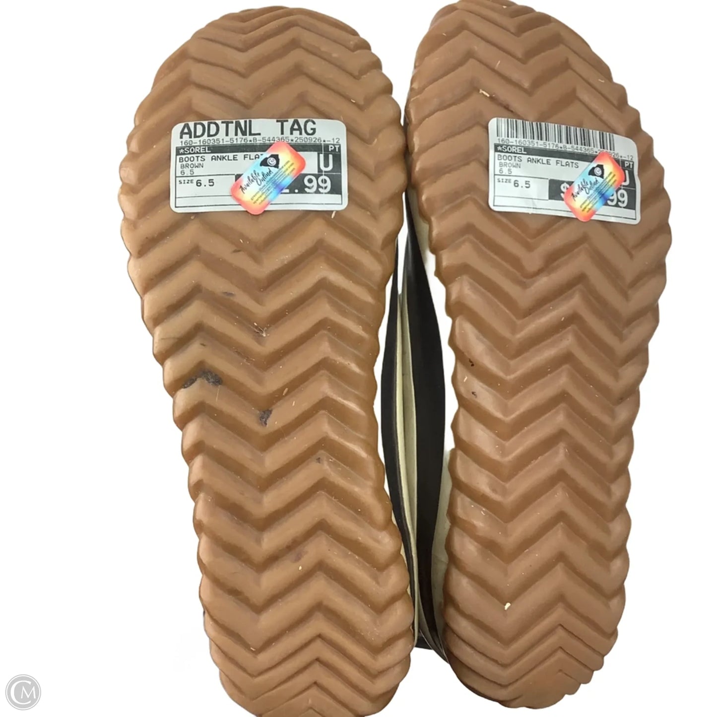 Boots Ankle Flats By Sorel In Brown, Size: 6.5