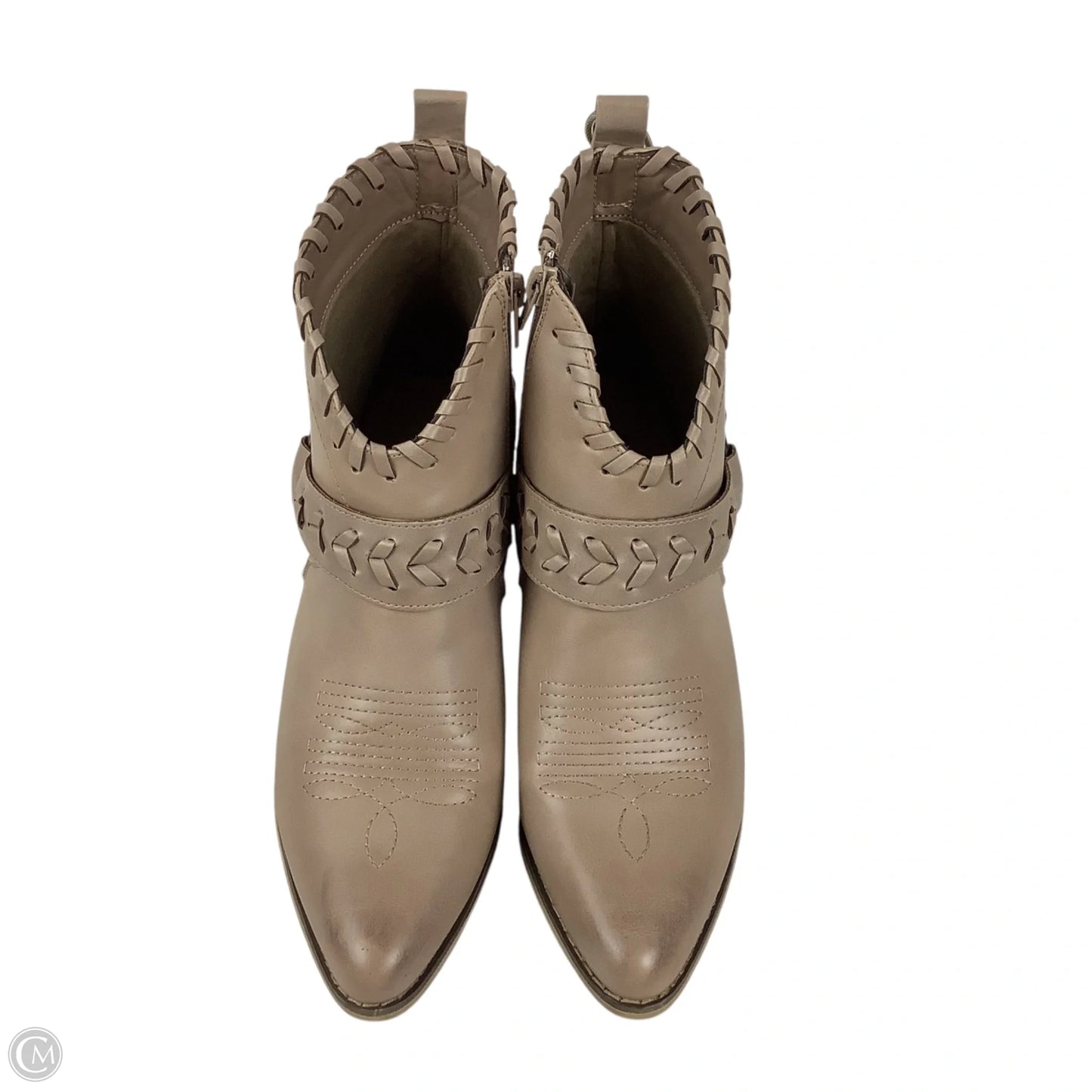 Boots Ankle Heels By Altard State In Taupe, Size: 9