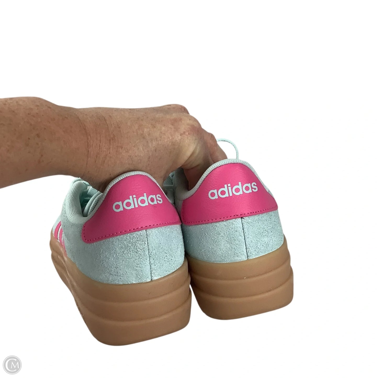 Shoes Sneakers By Adidas In Blue & Pink, Size: 8.5