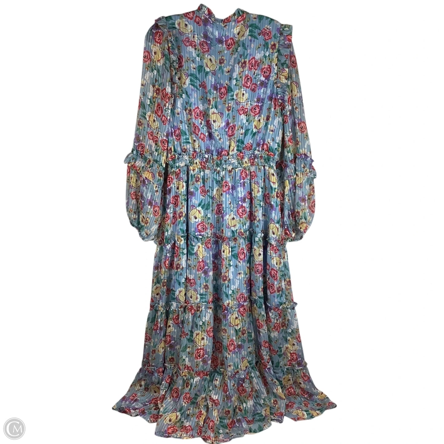 Dress Casual Maxi By Joy Joy In Blue, Size: Xl