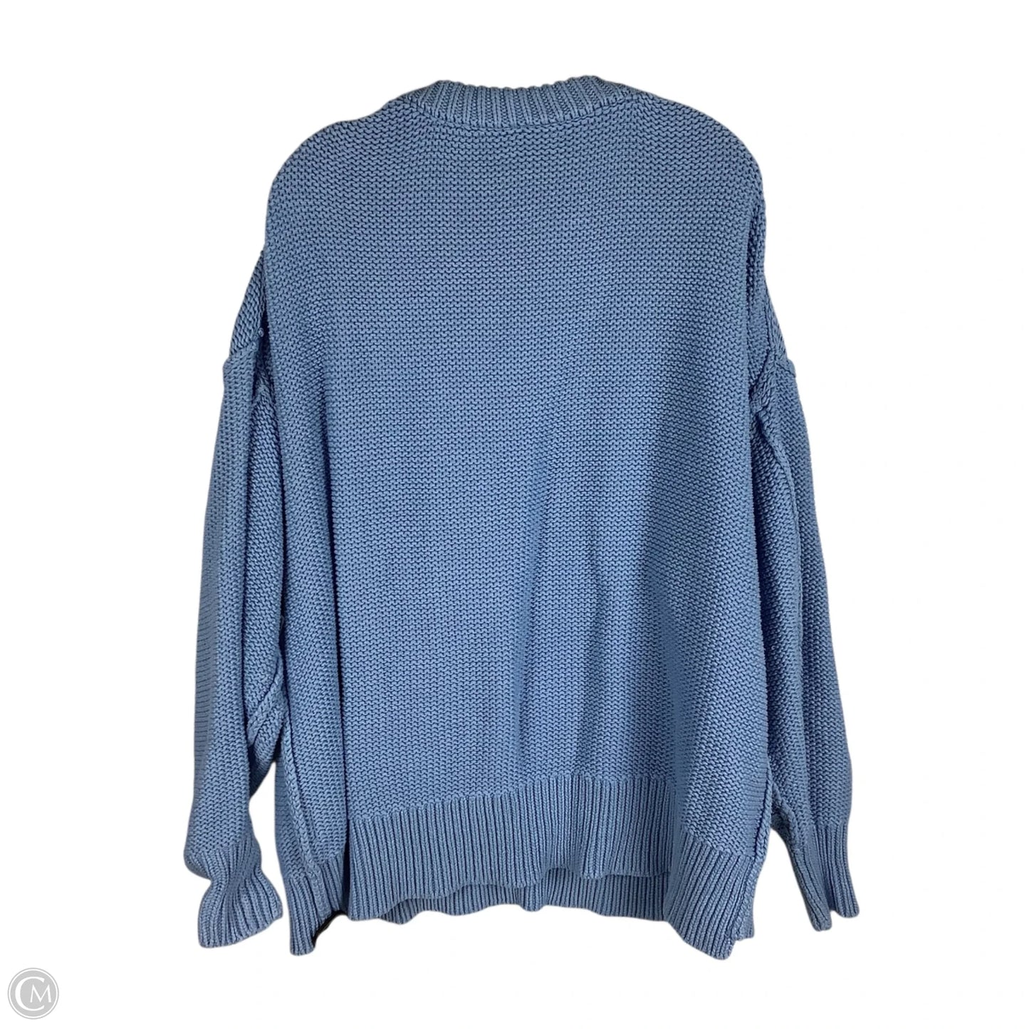 Sweater By Free People In Blue, Size: M (oversized)