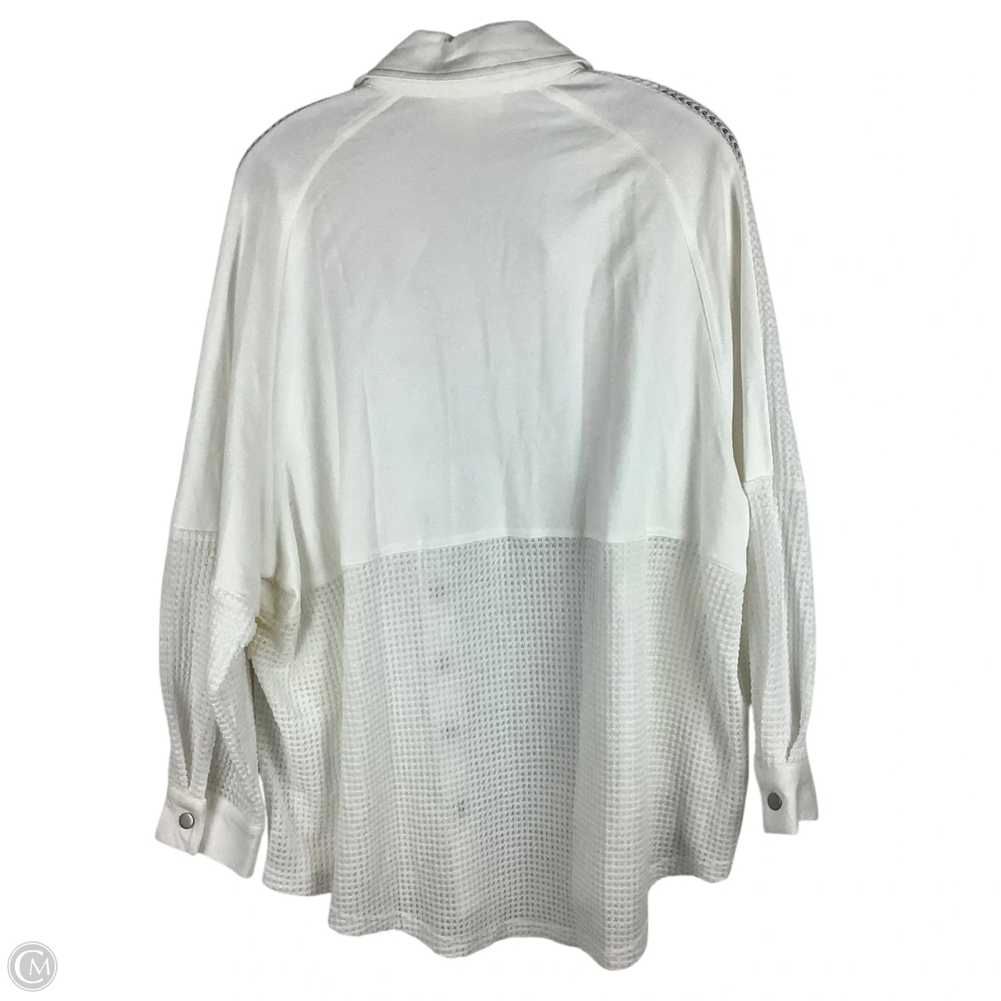 Jacket Shirt By Listicle In White, Size: S