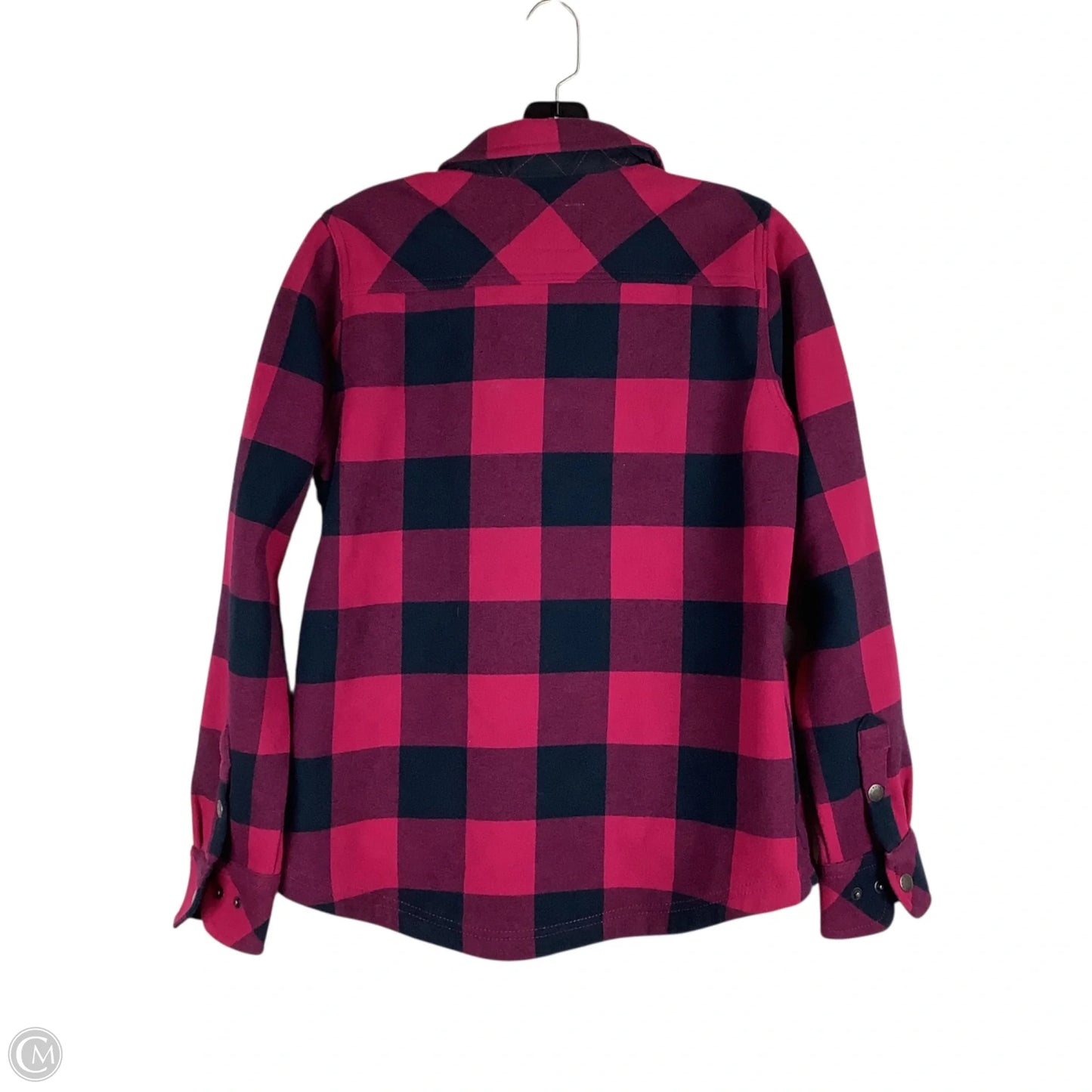 Jacket Shirt By Orvis In Plaid Pattern, Size: S