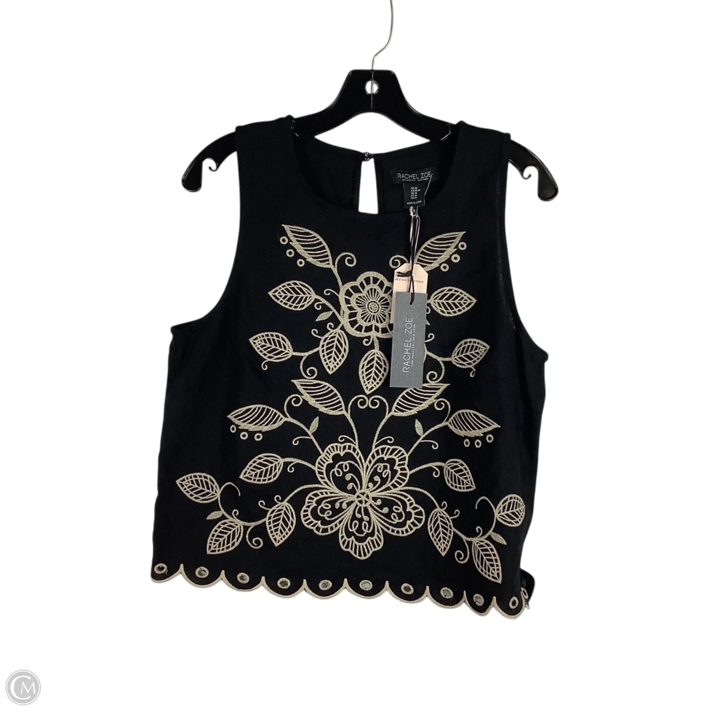 Top Sleeveless By Rachel Zoe In Black, Size: M