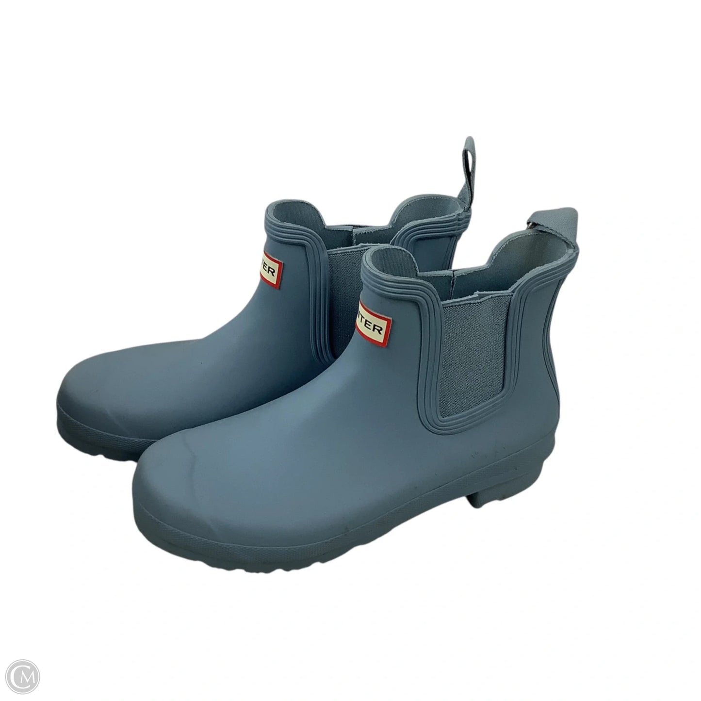 Boots Rain By Hunter In Blue, Size: 8
