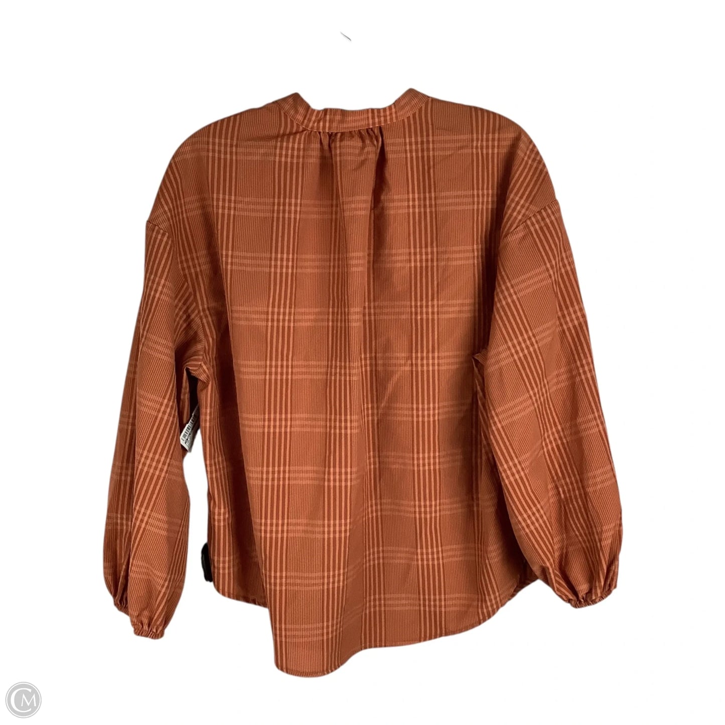 Top Long Sleeve By A New Day In Orange, Size: L