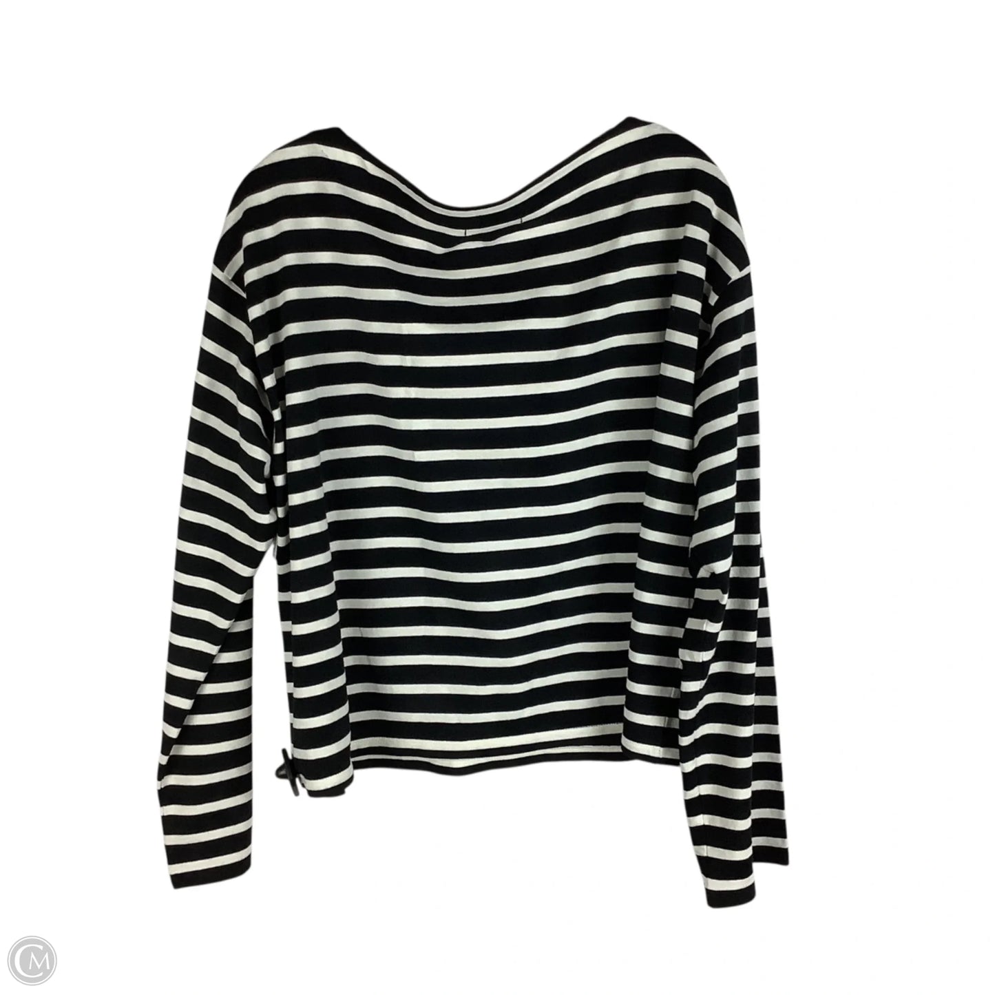 Top Long Sleeve By J. Crew In Striped Pattern, Size: L