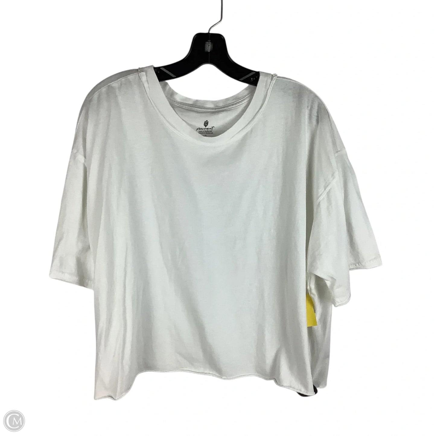 Athletic Top Short Sleeve By Free People In White, Size: L