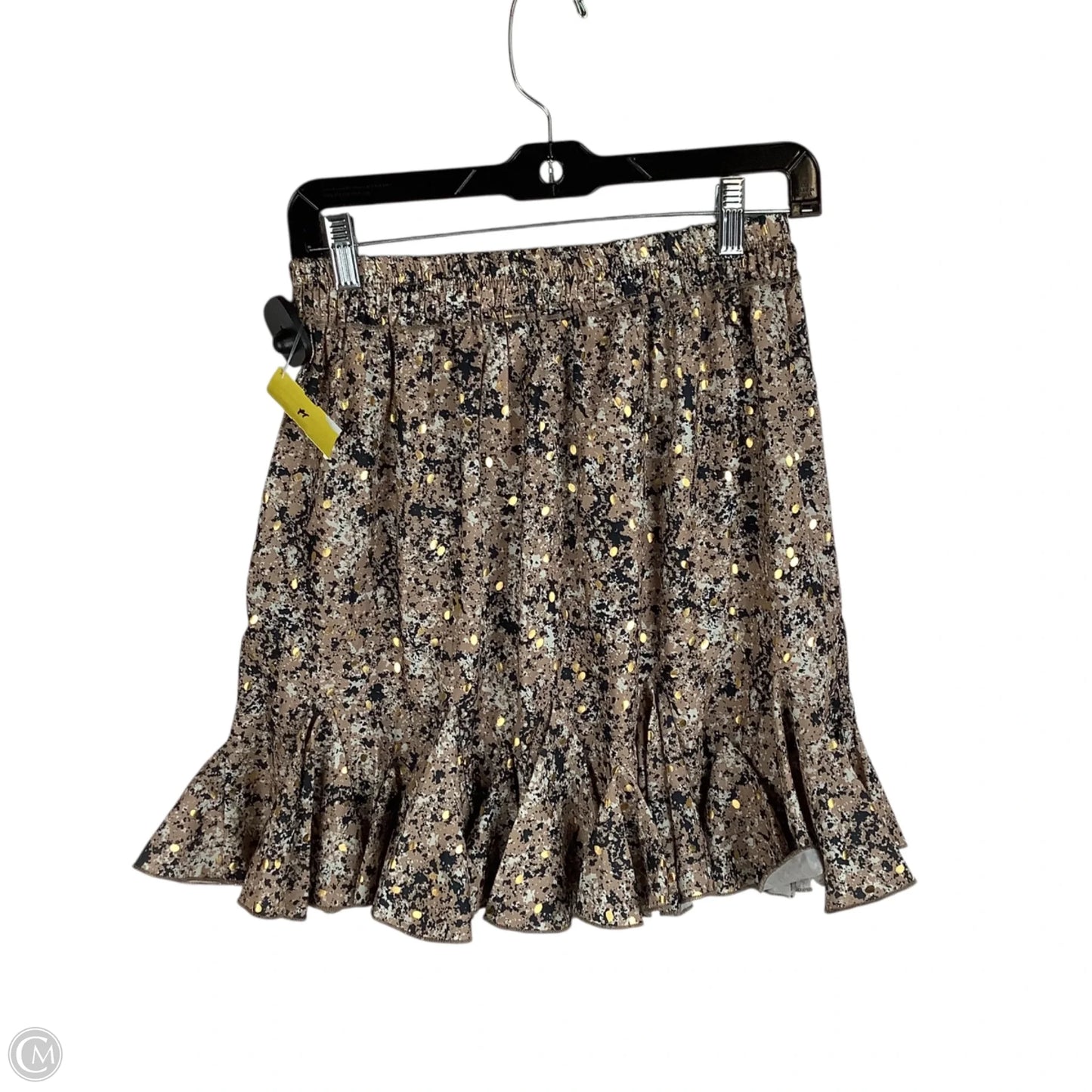 Skirt Midi By Pink Lily In Brown, Size: L
