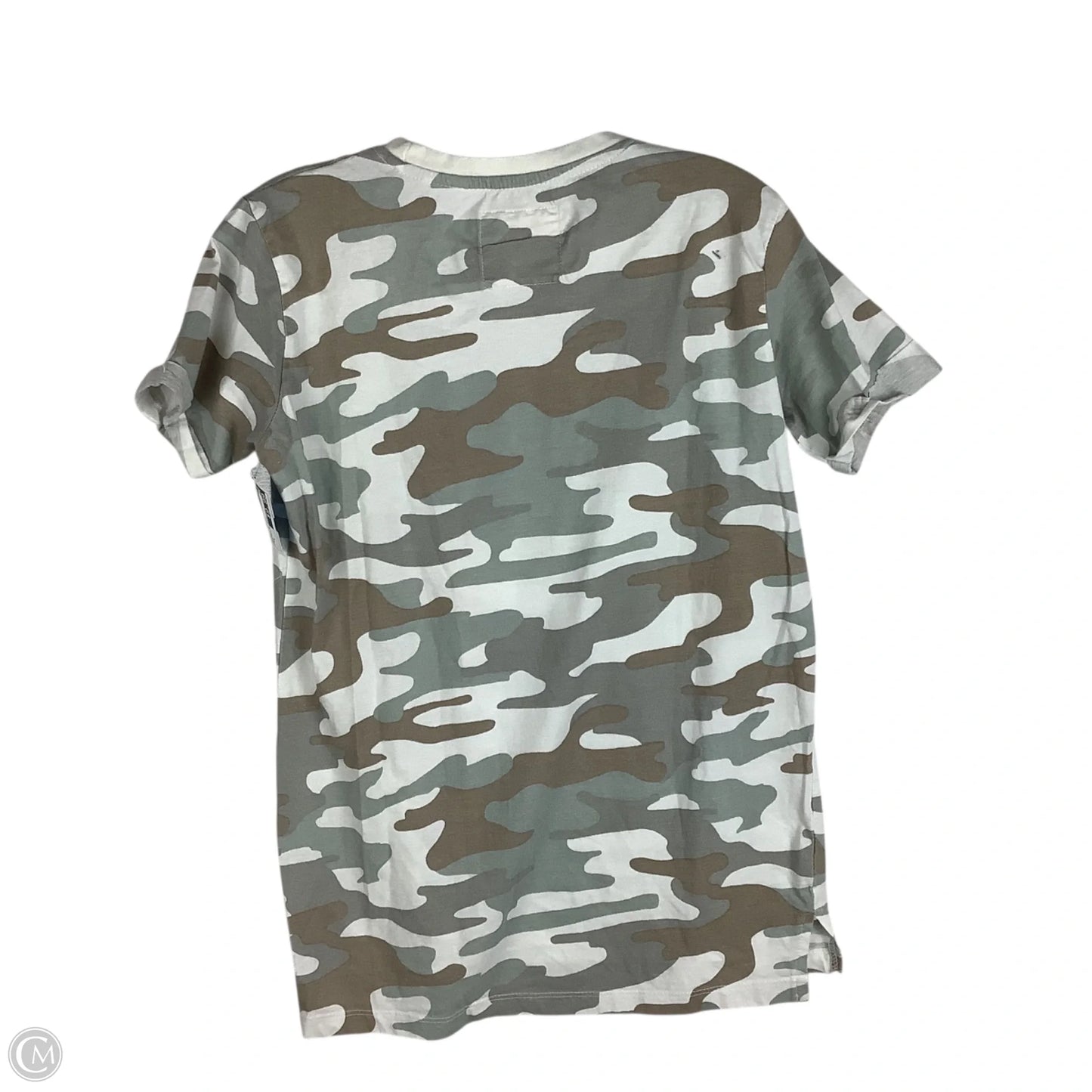 Top Short Sleeve By Clothes Mentor In Camouflage Print, Size: S