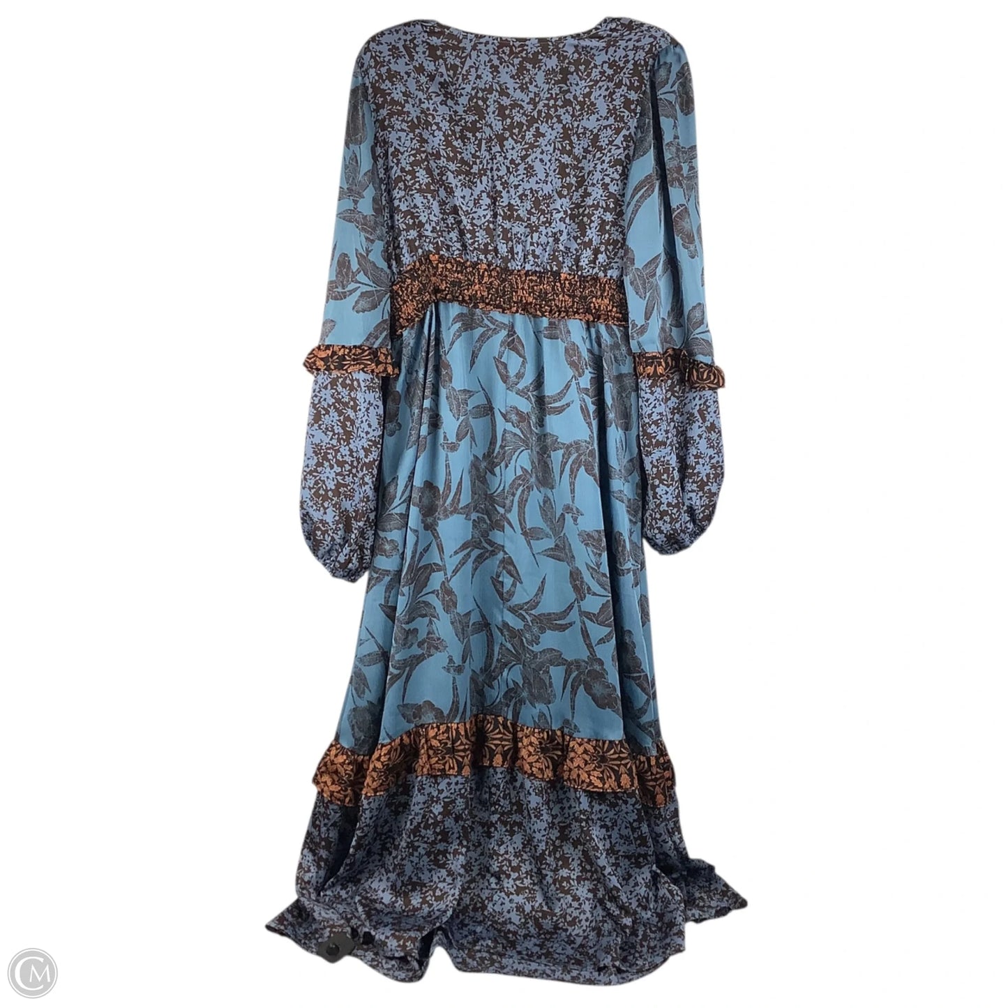 Dress Casual Maxi By Hailey & Co In Blue, Size: L