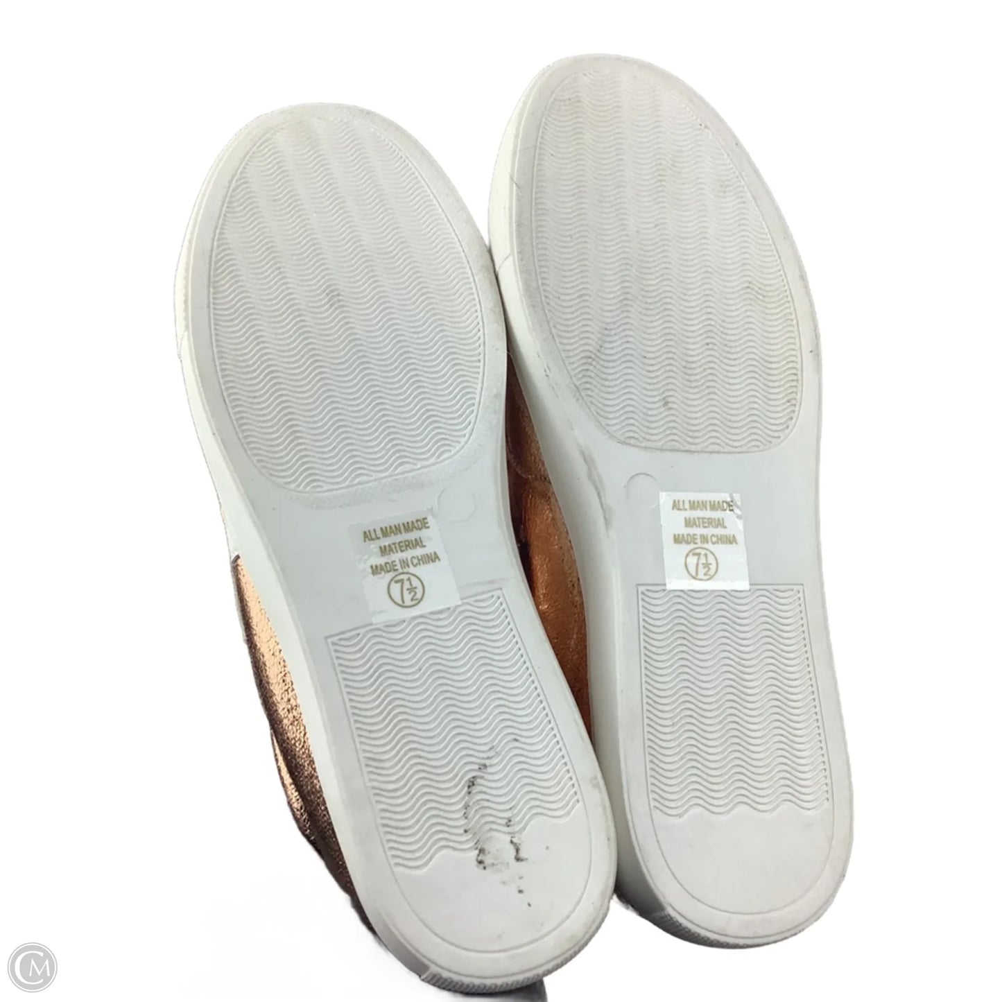 Shoes Sneakers By Nature Breeze In Cream & Pink, Size: 7.5