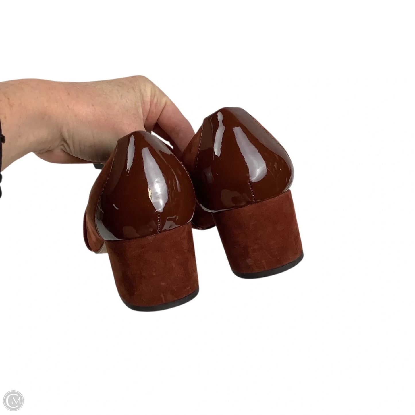 Shoes Heels Block By Alex Marie In Brown, Size: 9