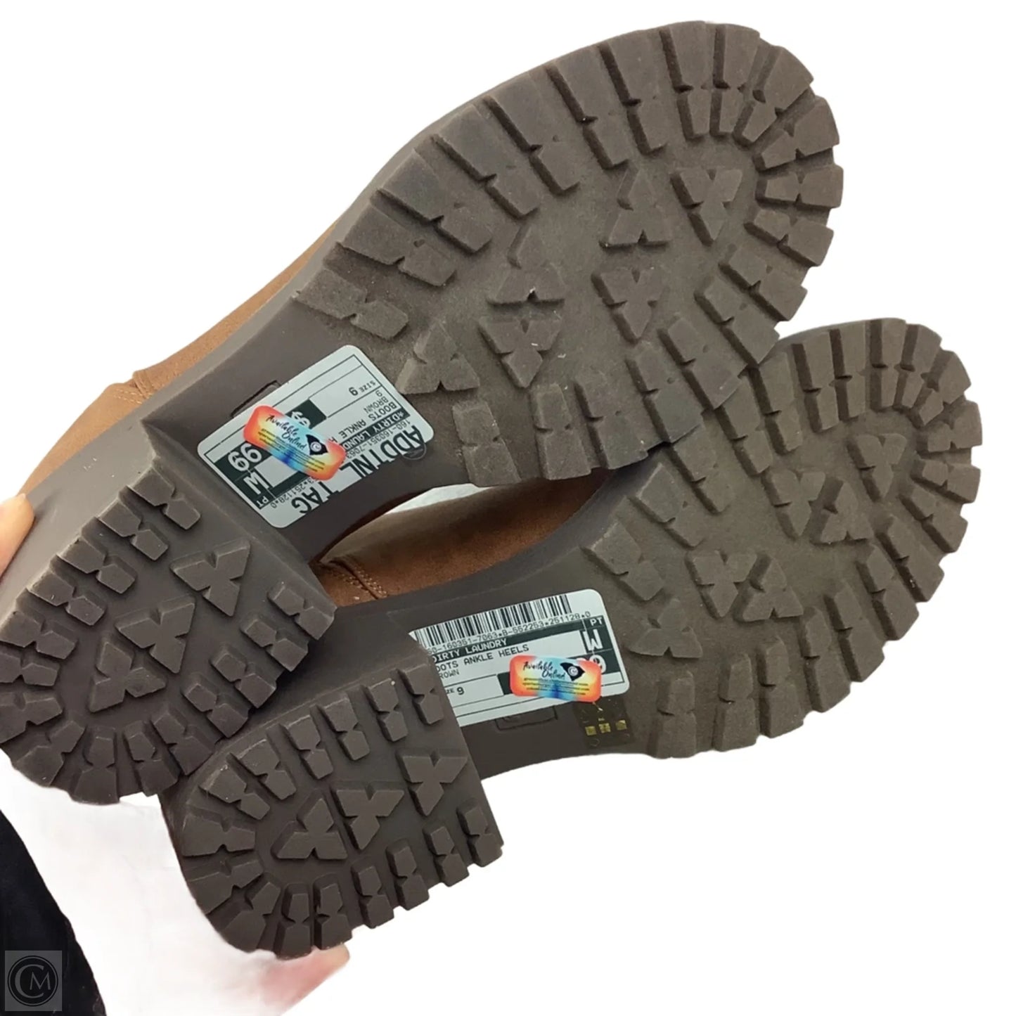 Boots Ankle Heels By Dirty Laundry In Brown, Size: 9