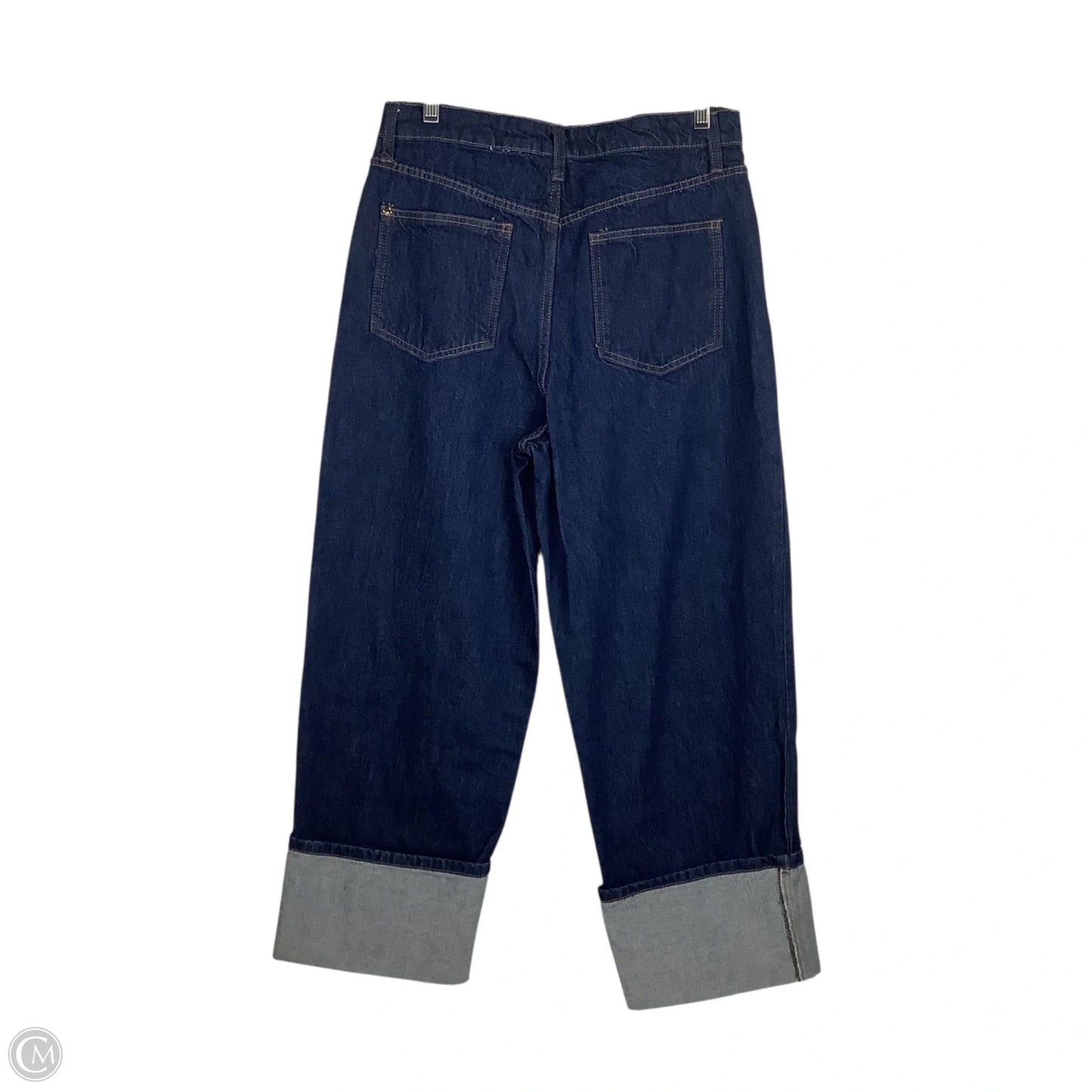 Jeans Wide Leg By Target-designer In Blue Denim, Size: 8