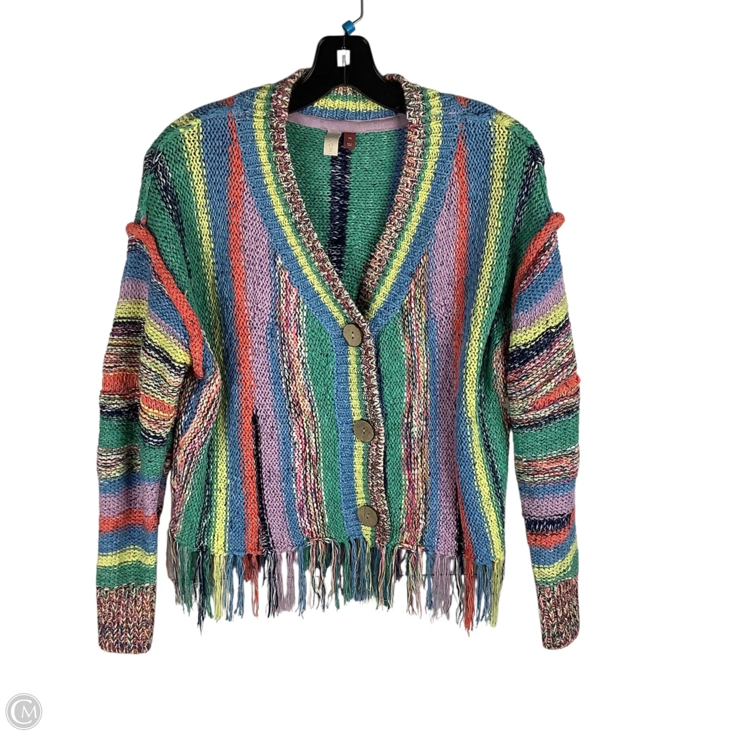 Sweater Cardigan By Pilcro In Multi-colored, Size: Xs