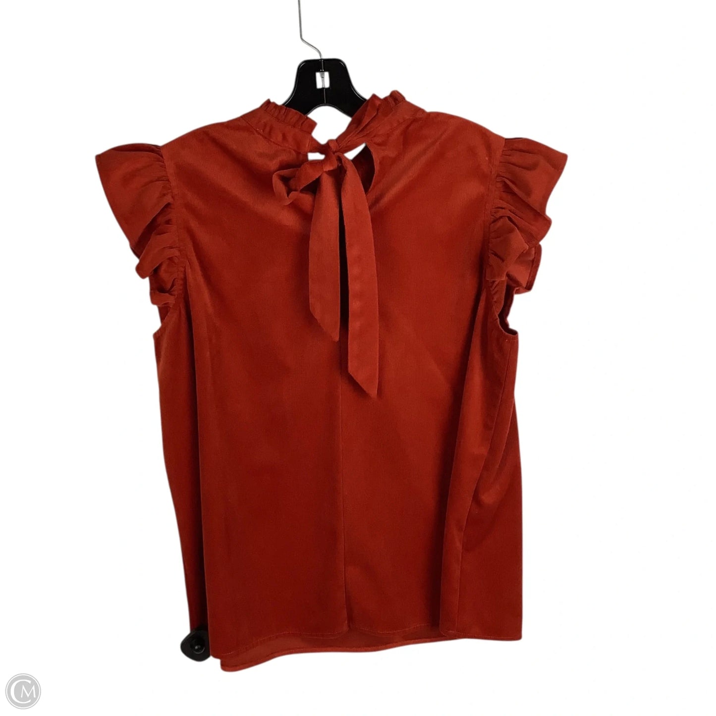 Top Short Sleeve By Voy In Orange, Size: L