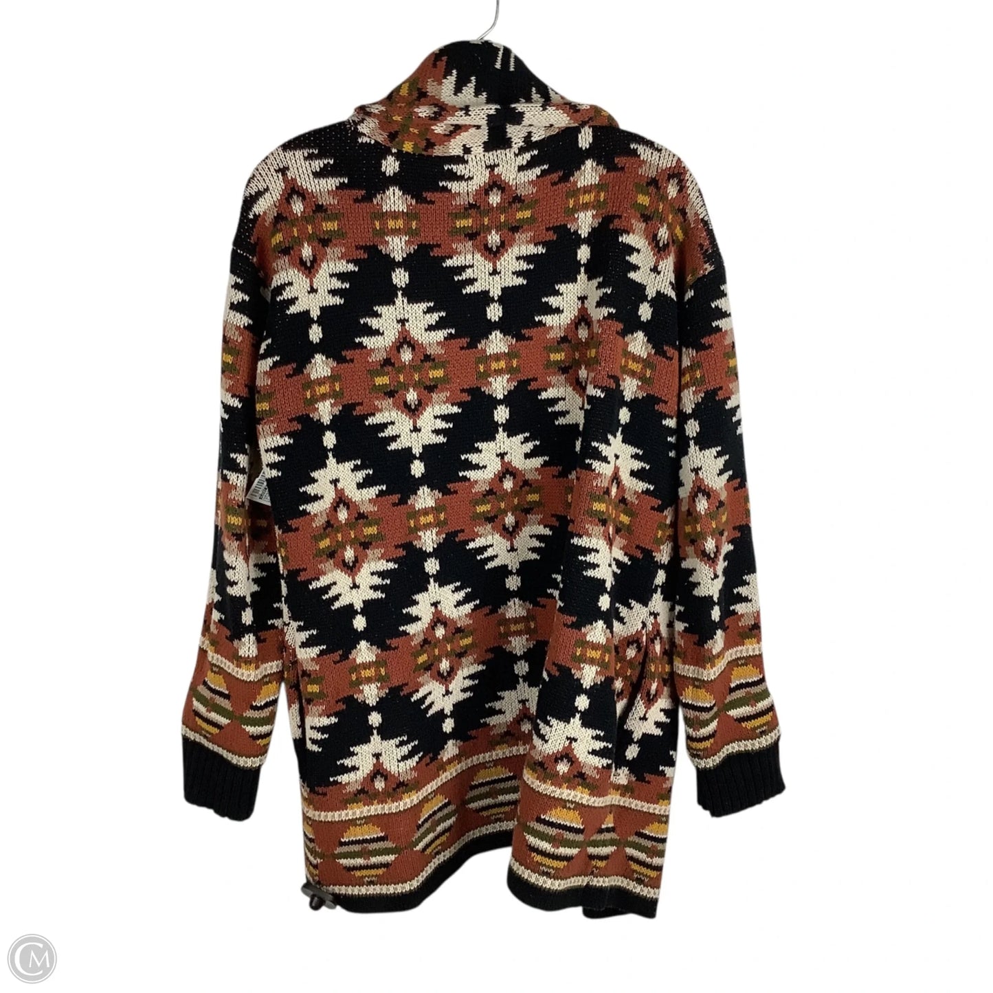 Sweater Cardigan By Lucky Brand In Brown, Size: M