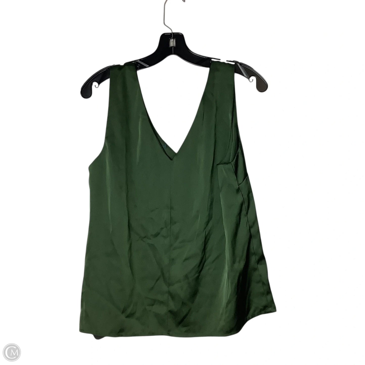 Top Sleeveless By Scoop In Green, Size: L