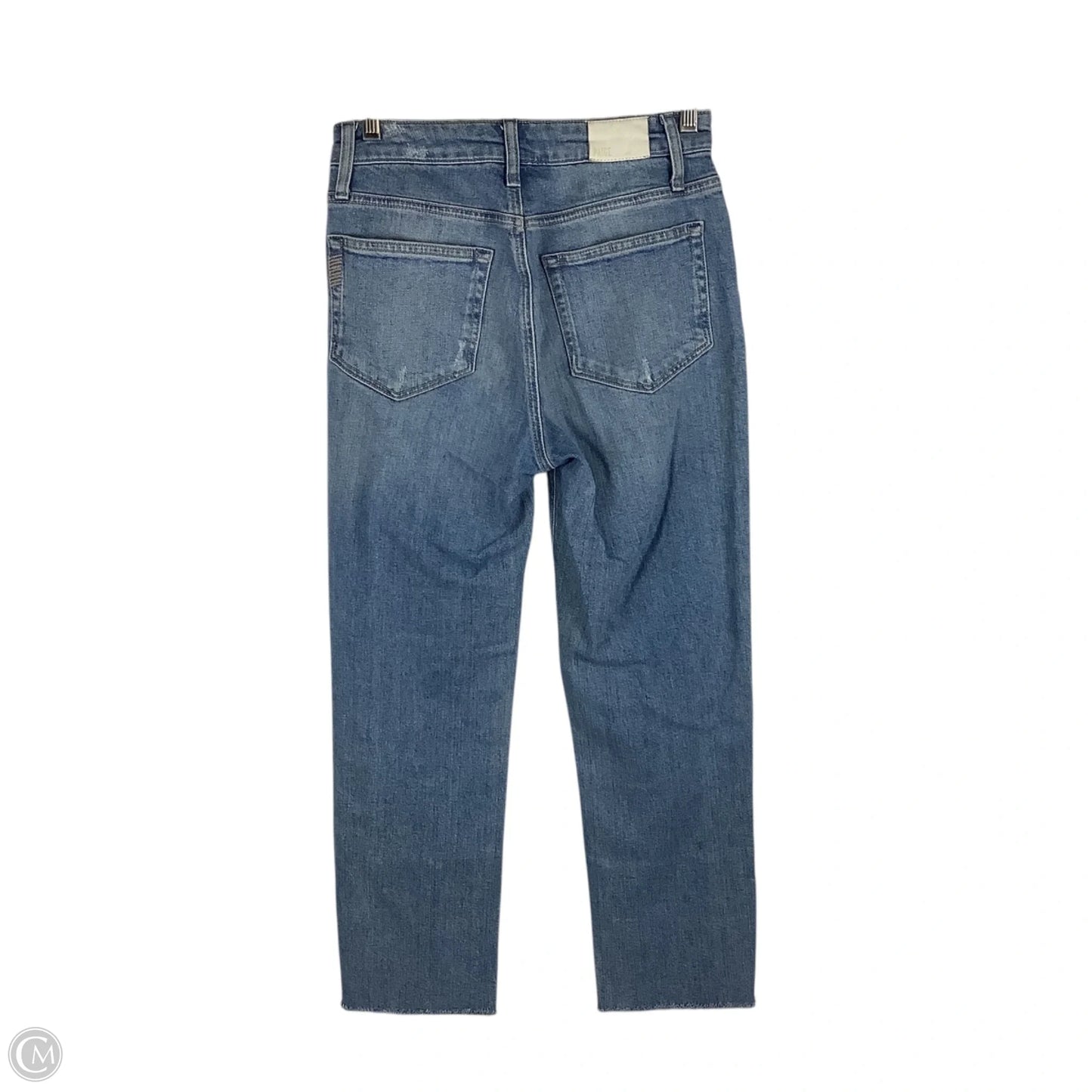 Jeans Straight By Paige In Blue Denim, Size: 2 (26)