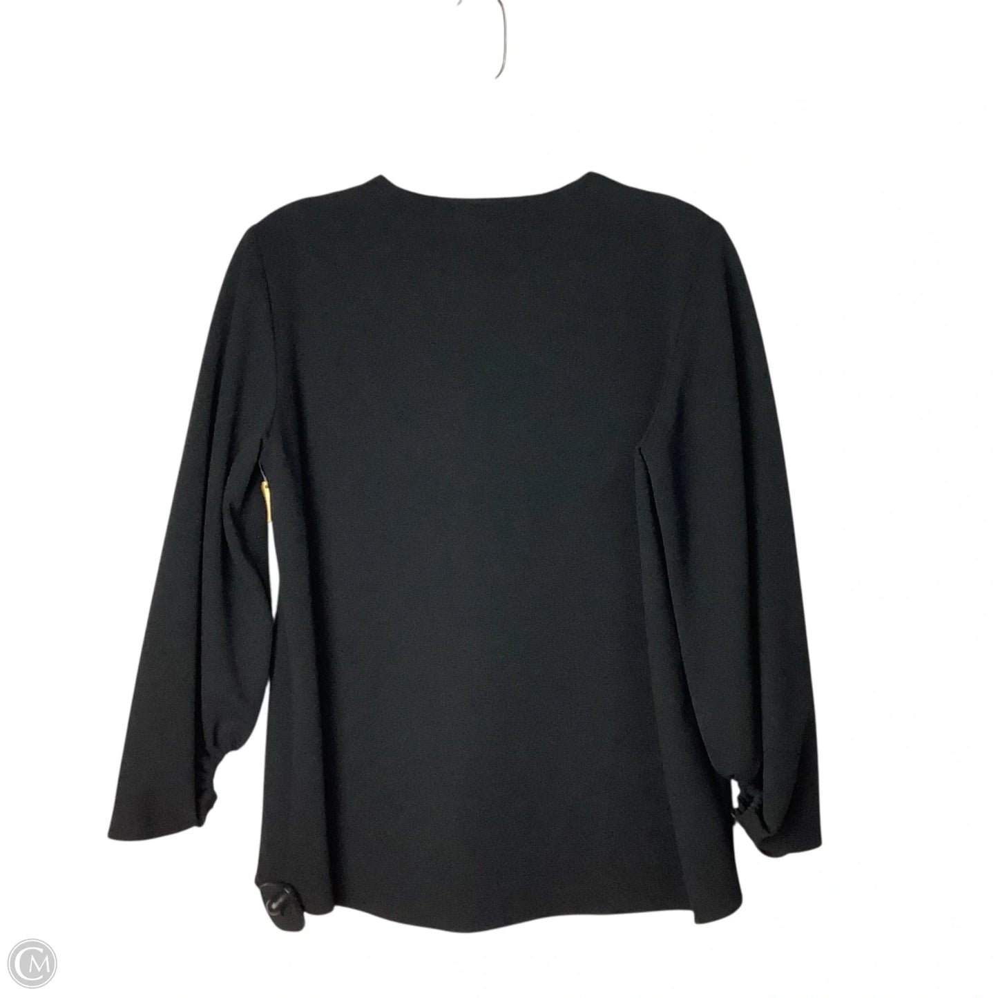 Top Long Sleeve By Tibi In Black, Size: 4