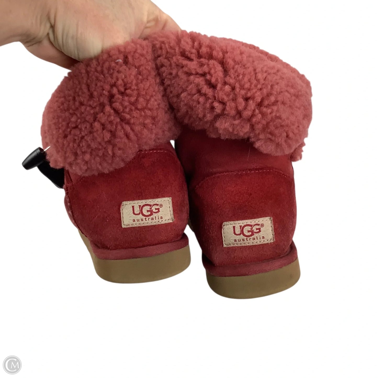Boots Designer By Ugg In Red, Size: 8