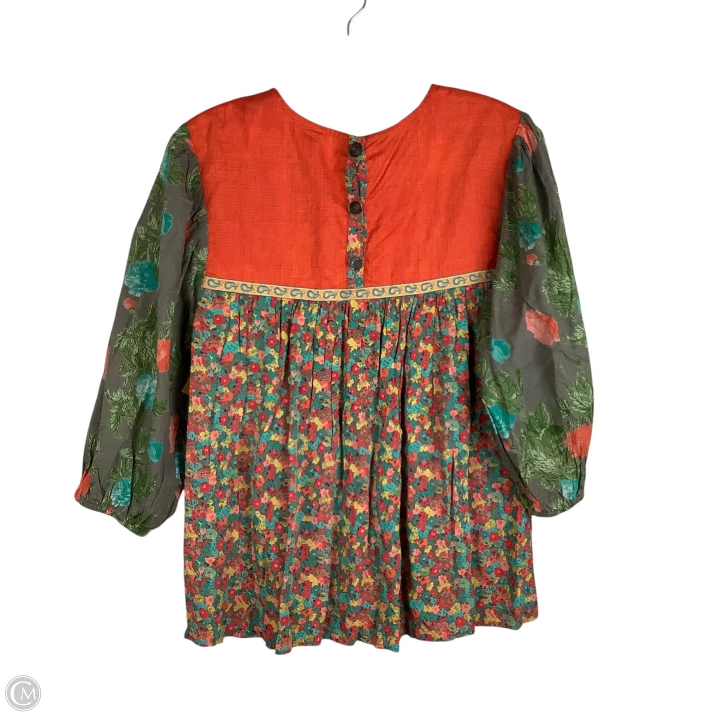 Top Long Sleeve By Ivy Jane In Floral Print, Size: S