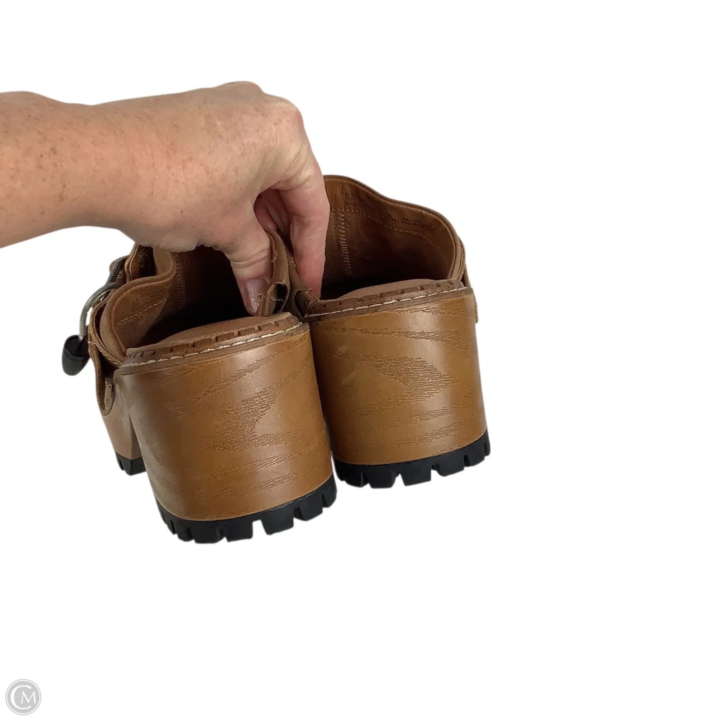 Shoes Heels Block By Lucky Brand In Brown, Size: 7